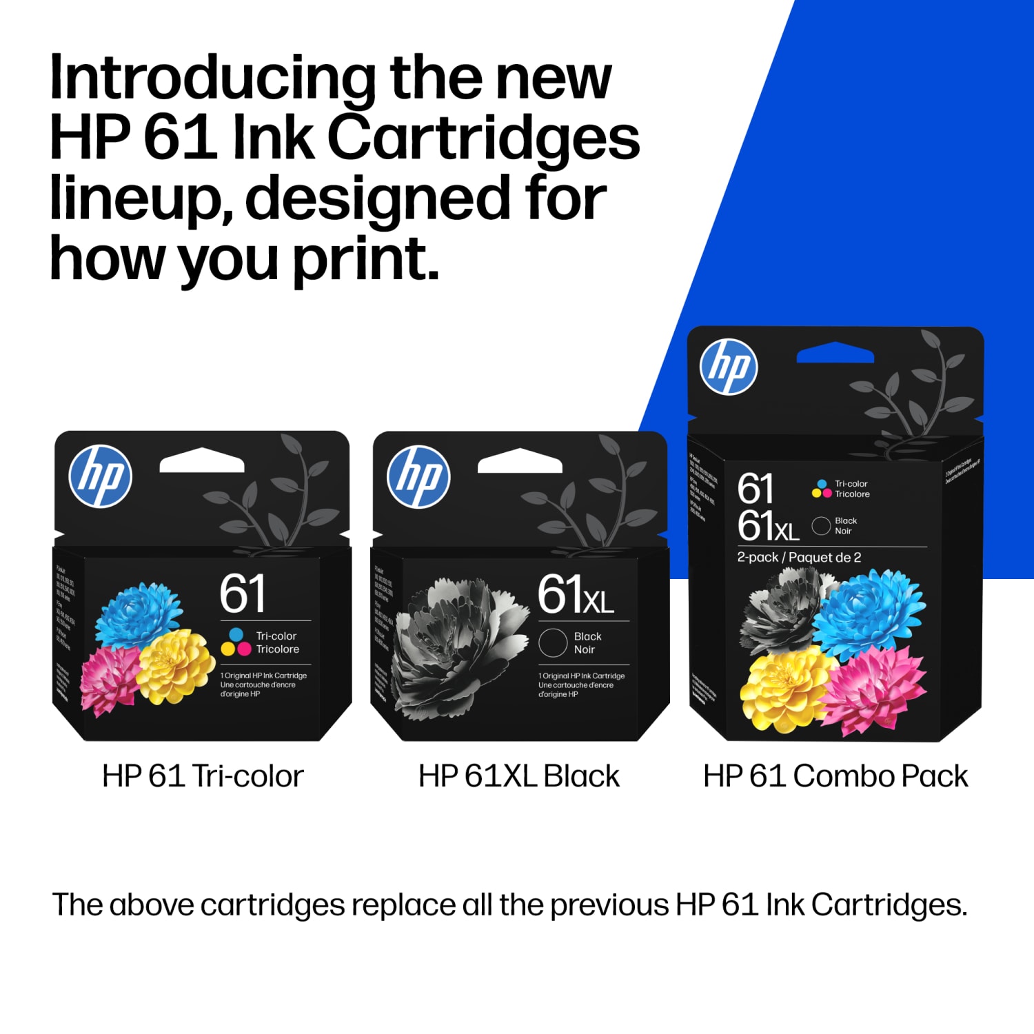 HP 61 Clr/XL Black Ink Cartridge Combo 2-Pack - Image 5