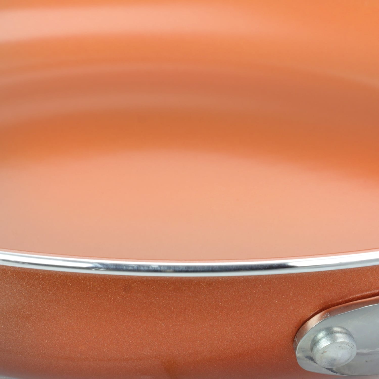 Better Chef Ceramic-Coated Non-Stick Fry Pans, Copper, Set Of 2 Pans - Image 4