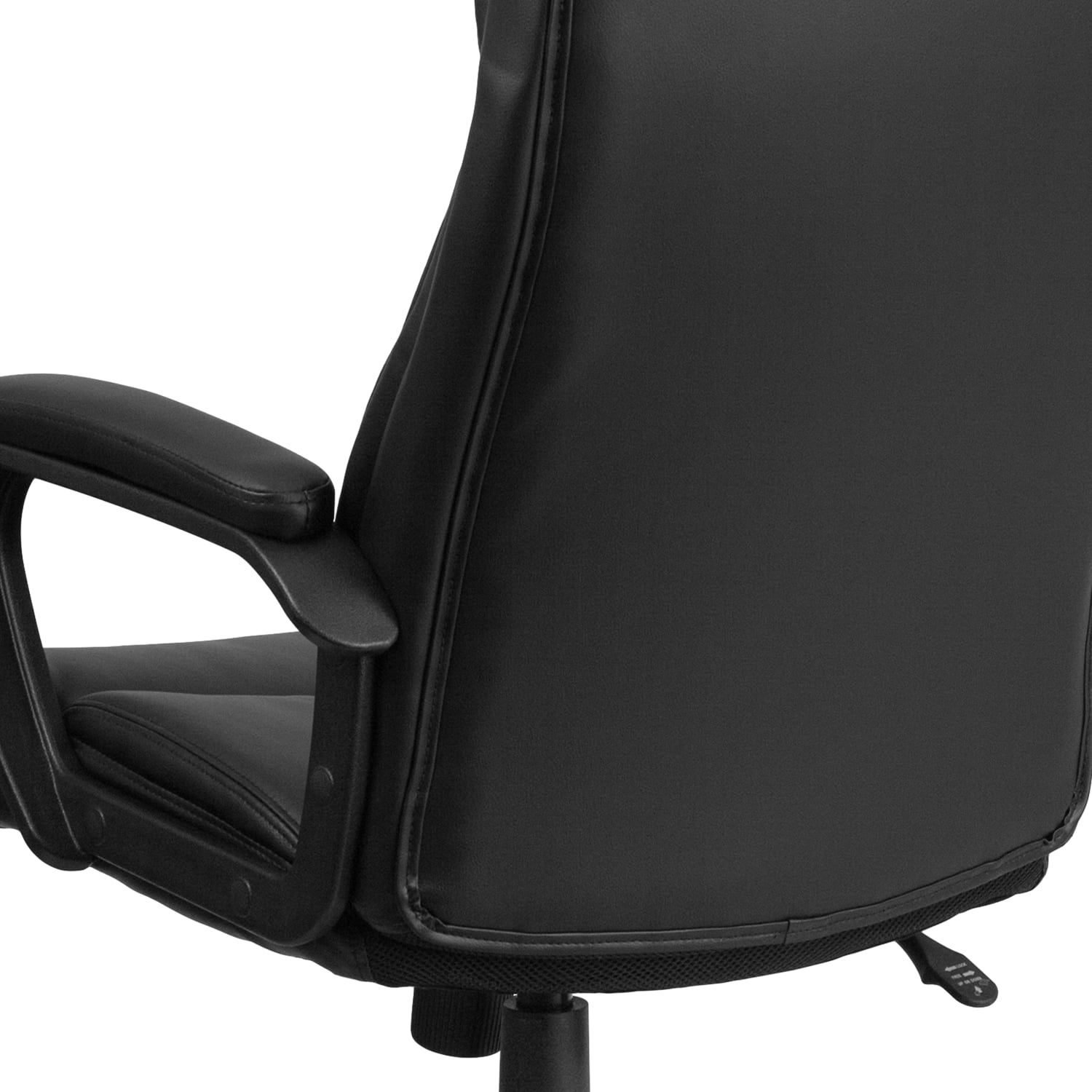 Flash Furniture LeatherSoft High Back Executive Office Chair Black GO21961 PopularChairscom
