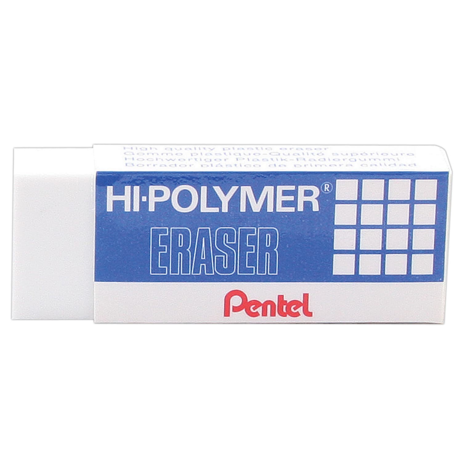 Pentel Hi-Polymer Erasers, White, Pack Of 4 - Image 3
