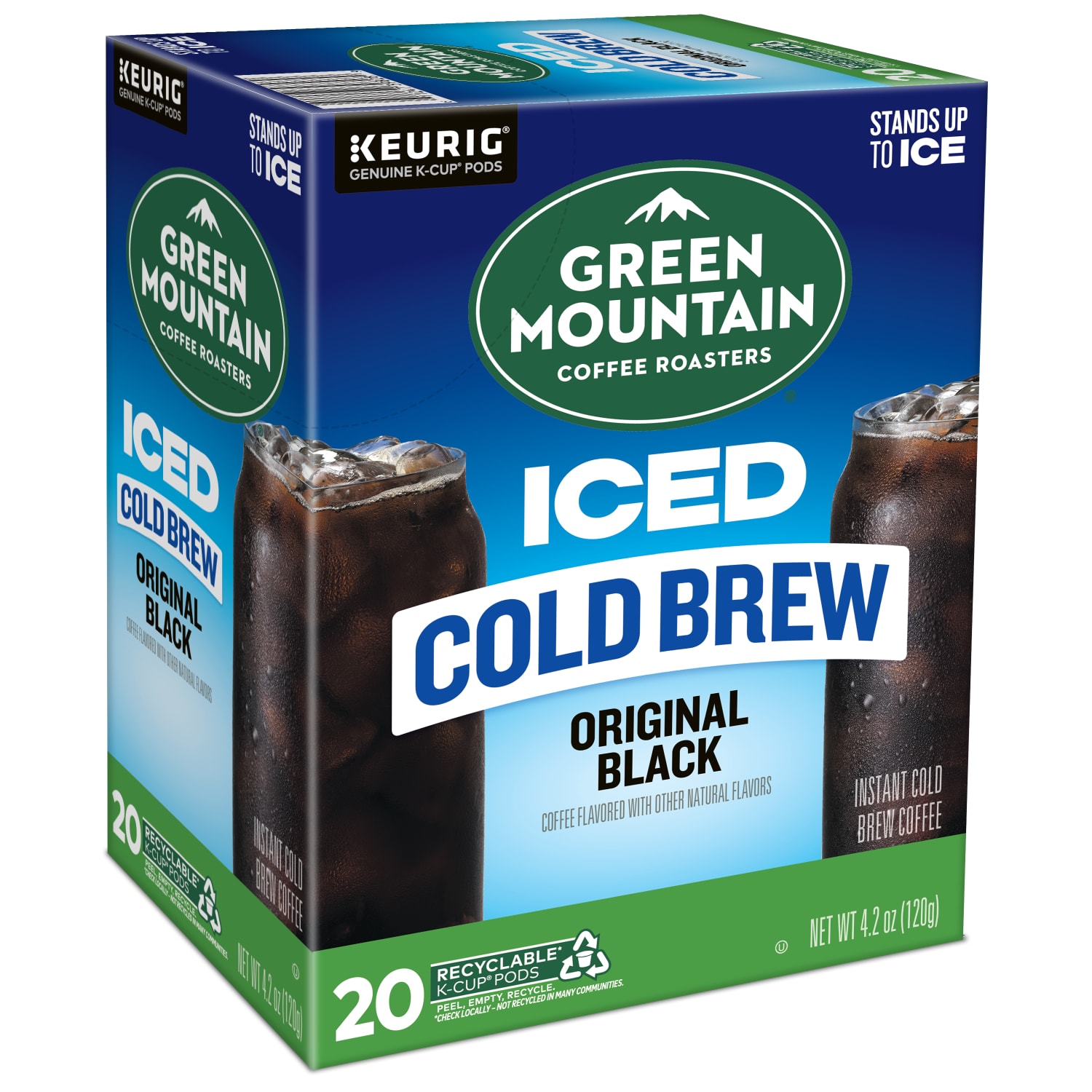 Green Mountain Coffee Iced Cold Brew Coffee Keurig K-Cup Pods, Single Serve, Original Black, Pack Of 20 Pods - Image 5