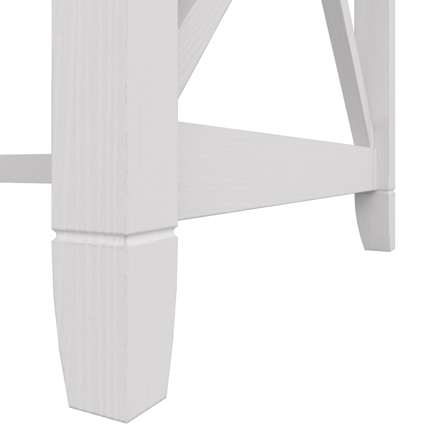 Bush Furniture Key West 48inW Writing Desk, Pure White Oak, Standard Delivery - Image 6
