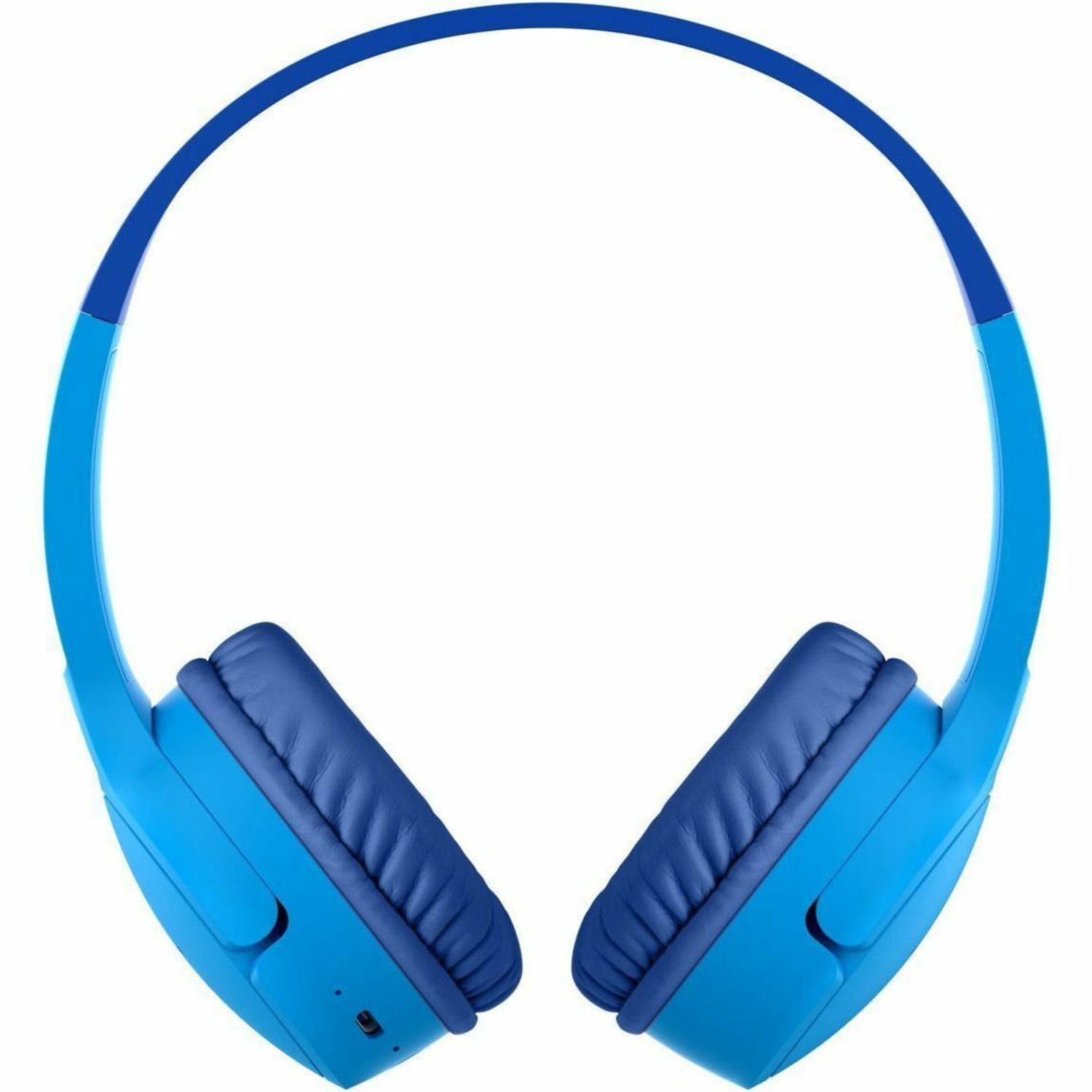 Belkin Wireless Bluetooth On-Ear Headphones for Kids w/ Mic, 85dB Limit, w/ USB-C Cable, Headset, Blue - Image 3