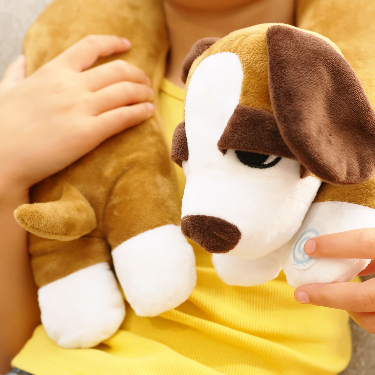 Bouncyband Sensory Vibrating Neck Pillow, 6inH x 12inW x 16inL, Puppy - Image 5