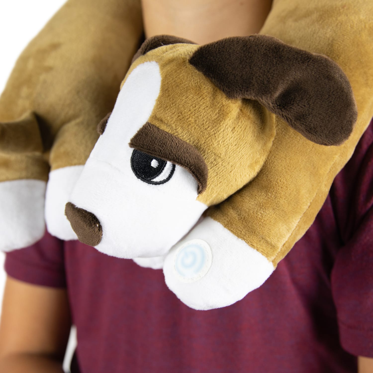 Bouncyband Sensory Vibrating Neck Pillow, 6inH x 12inW x 16inL, Puppy - Image 6