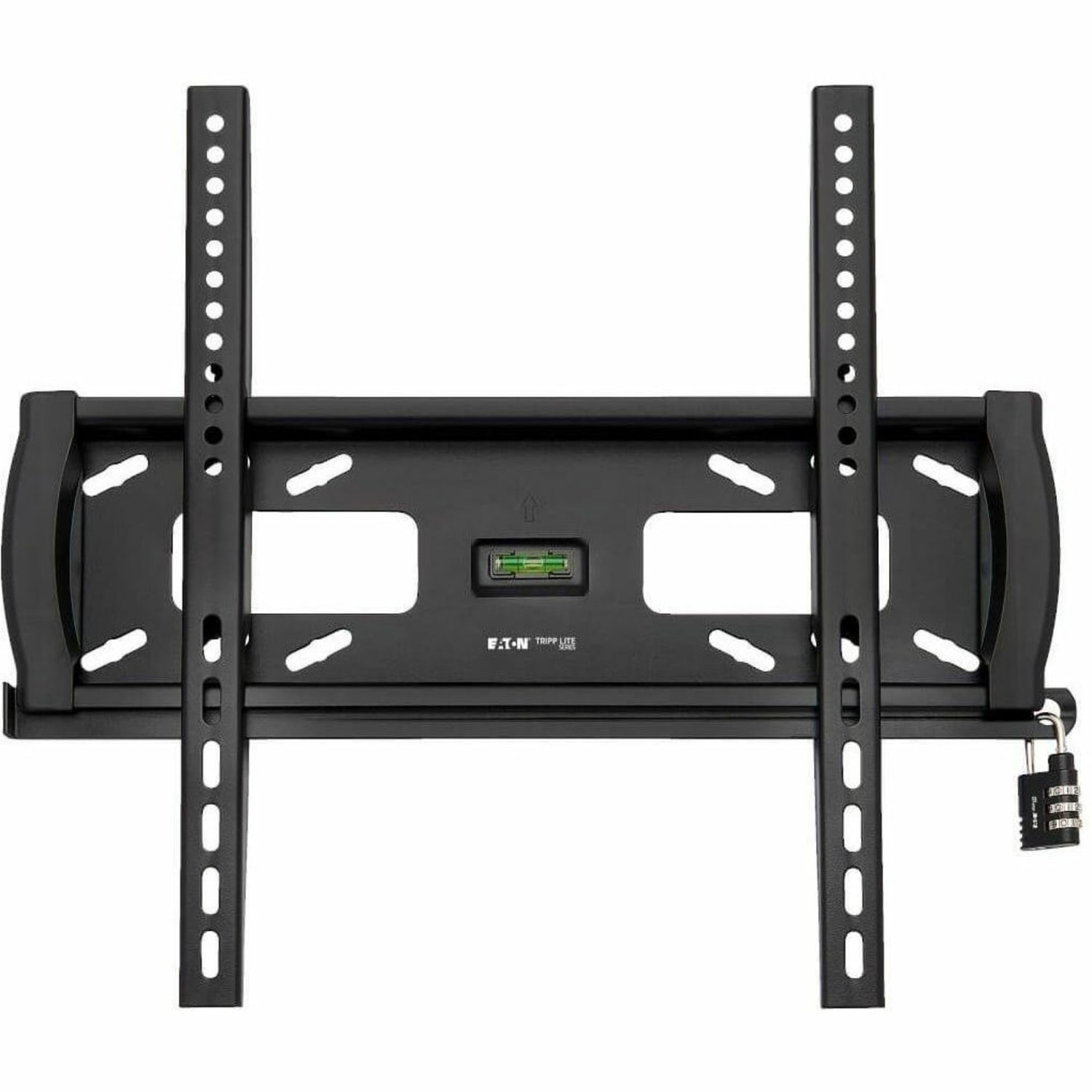 Eaton Tripp Lite Series Heavy-Duty Fixed Security Display TV Wall Mount for 32in to 55in TVs and Monitors, Flat or Curved Screens - Bracket - for flat panel - lockable - steel - black - screen size: 32in-55in - wall-mountable - Image 3