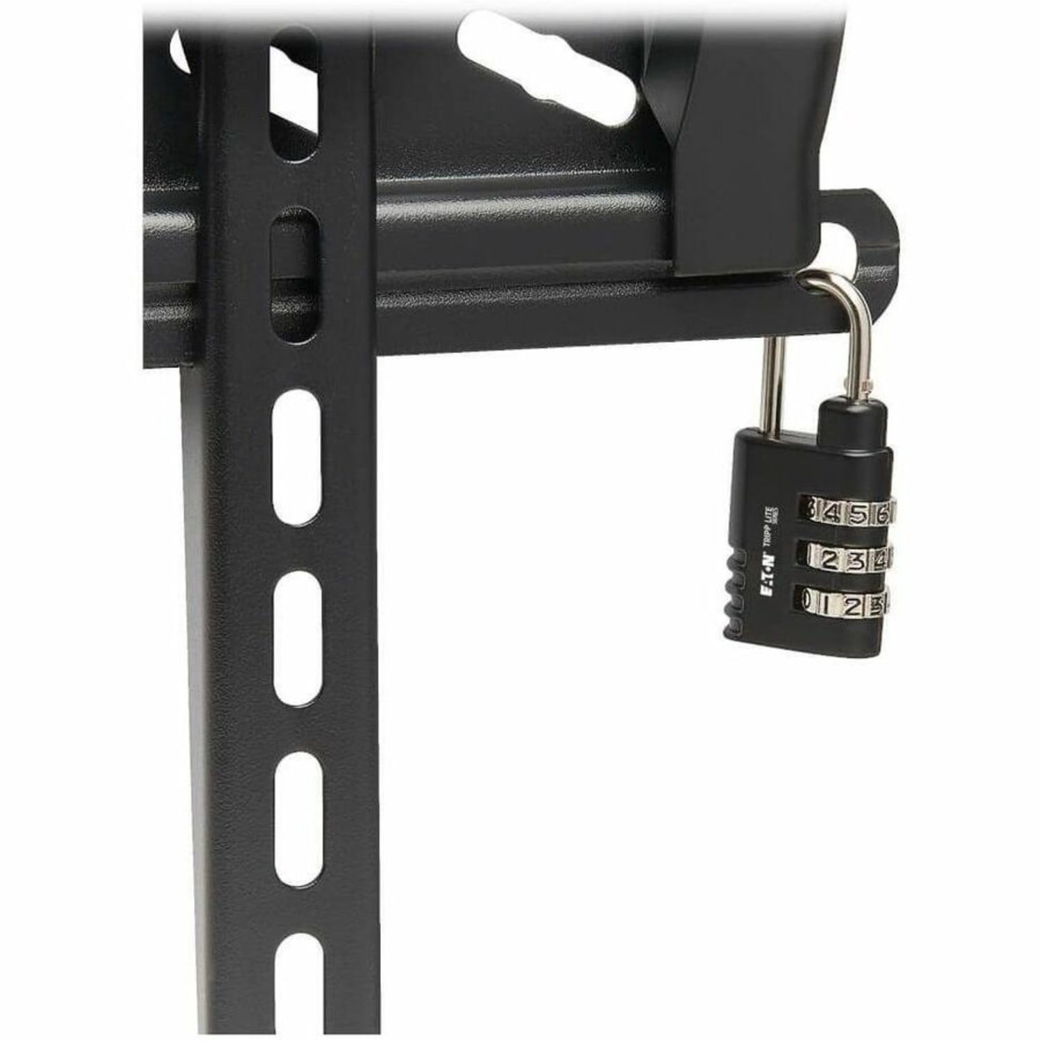 Eaton Tripp Lite Series Heavy-Duty Fixed Security Display TV Wall Mount for 32in to 55in TVs and Monitors, Flat or Curved Screens - Bracket - for flat panel - lockable - steel - black - screen size: 32in-55in - wall-mountable - Image 6