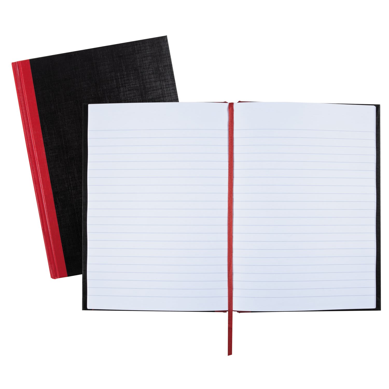 Black n Red Notebook/Journal, 8 1/4in x 5 7/8in, 192 Pages (96 Sheets), Black/Red (E66857) - Image 4