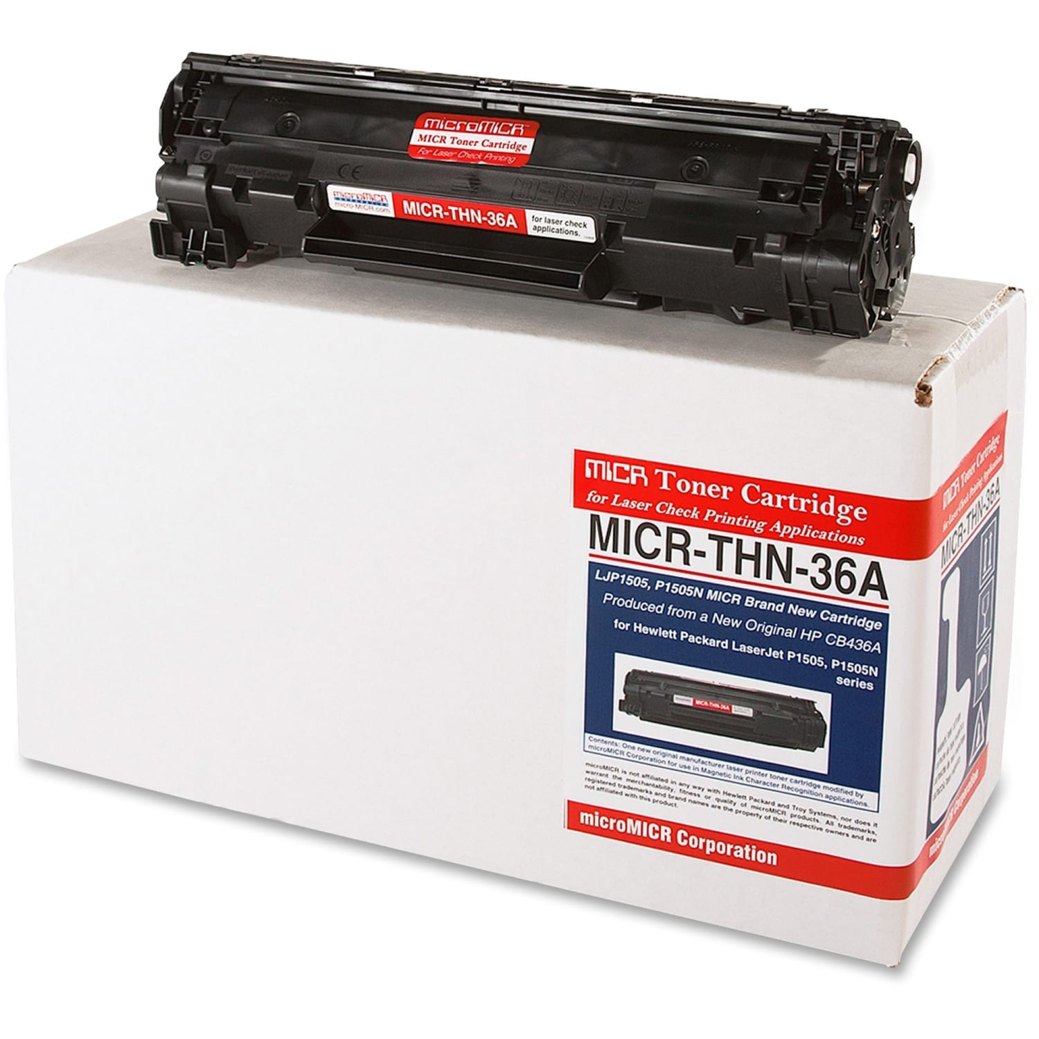 MicroMICR Remanufactured Black Toner Cartridge Replacement For HP 36A, CB436A, THN-36A - Image 3