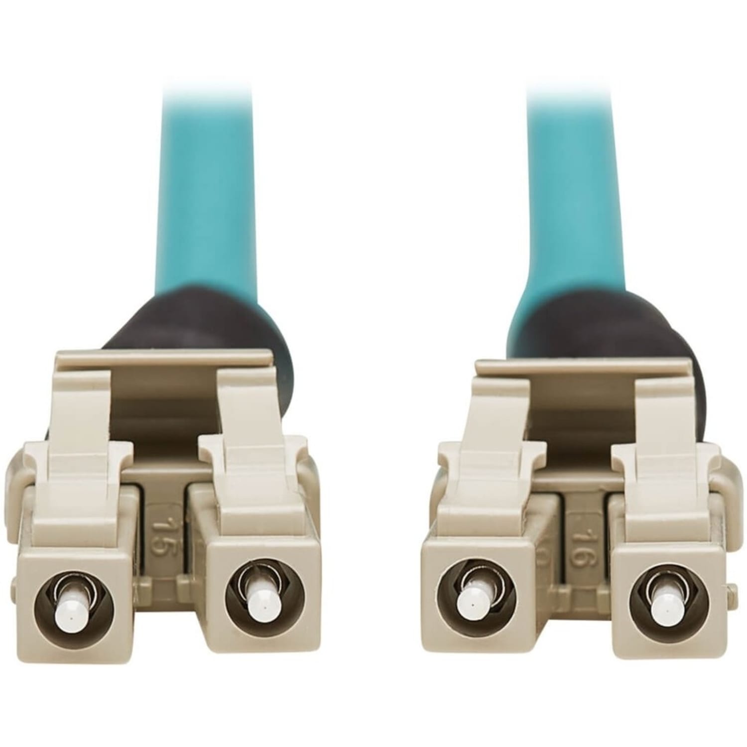 Eaton Tripp Lite Series 10Gb Rigid Industrial Duplex Multimode 50/125 OM3 Fiber Patch Cable (LC/LC), 32.8ft, Aqua, N82010MIND - Image 6