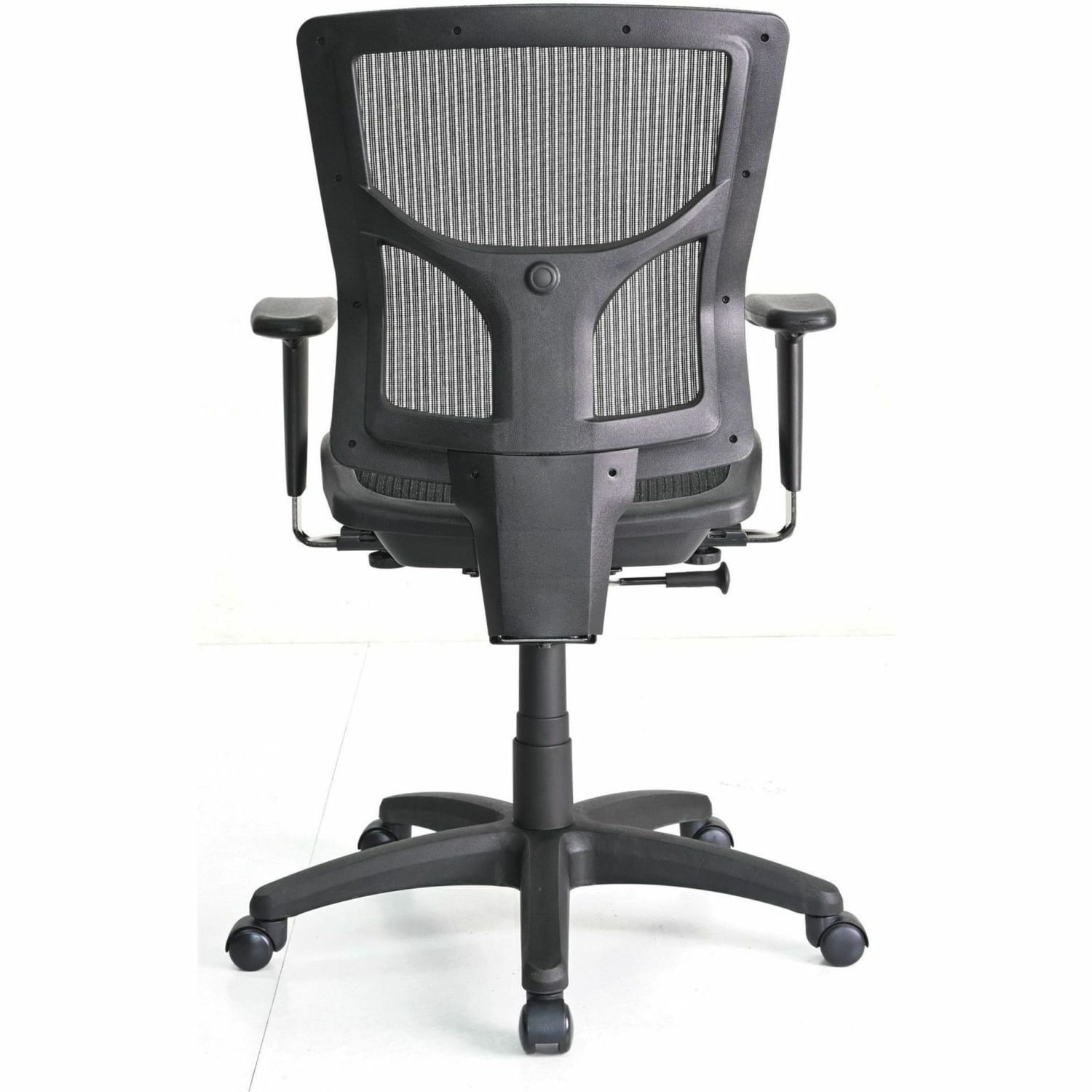 Lorell Conjure Mesh Task Chair - Black - Armrest - 1 Each - Image 6