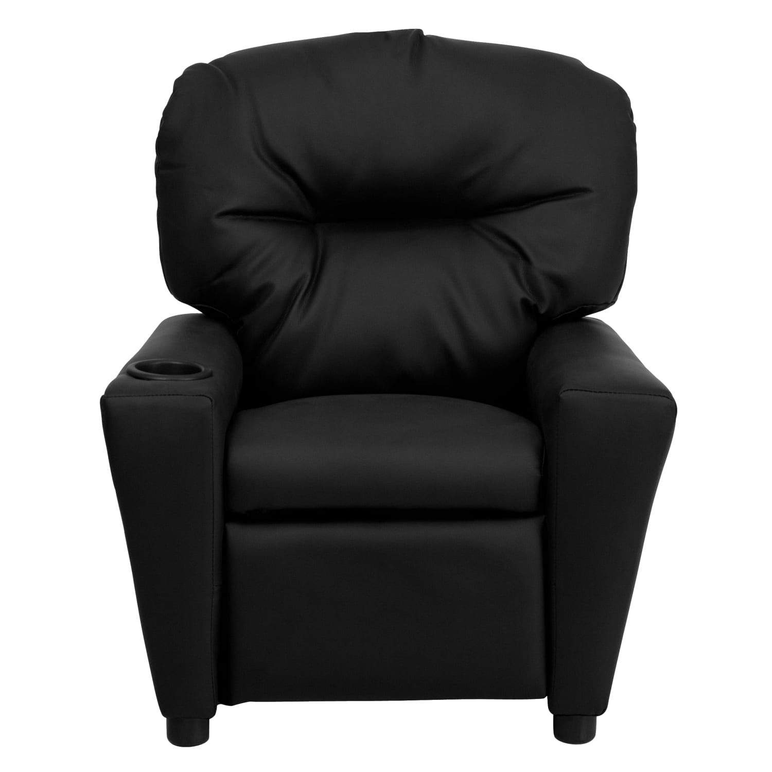 Flash Furniture LeatherSoft Faux Leather Kids Recliner With Cup Holder Black PopularChairscom Flash Furniture LeatherSoft Faux Leather Kids Recliner With Cup Holder Black PopularChairscom