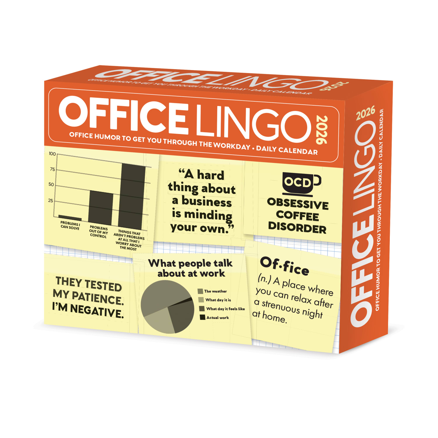 2026 Willow Creek Press Page-A-Day Daily Desk Calendar, 6-1/4in x 5-1/2in, Office Lingo, January To December, 54345 - Image 3