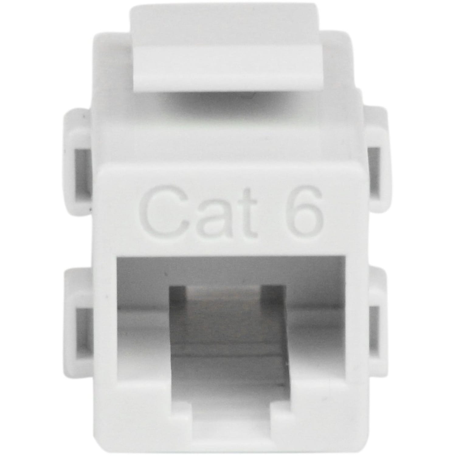 StarTech.com White Cat 6 RJ45 Keystone Jack Network Coupler - F/F - Join two Cat6 patch cables together to make a longer cable - RJ45 Coupler - RJ45 Keystone Jack - Cat6 Network Coupler - Keystone Coupler - Image 3