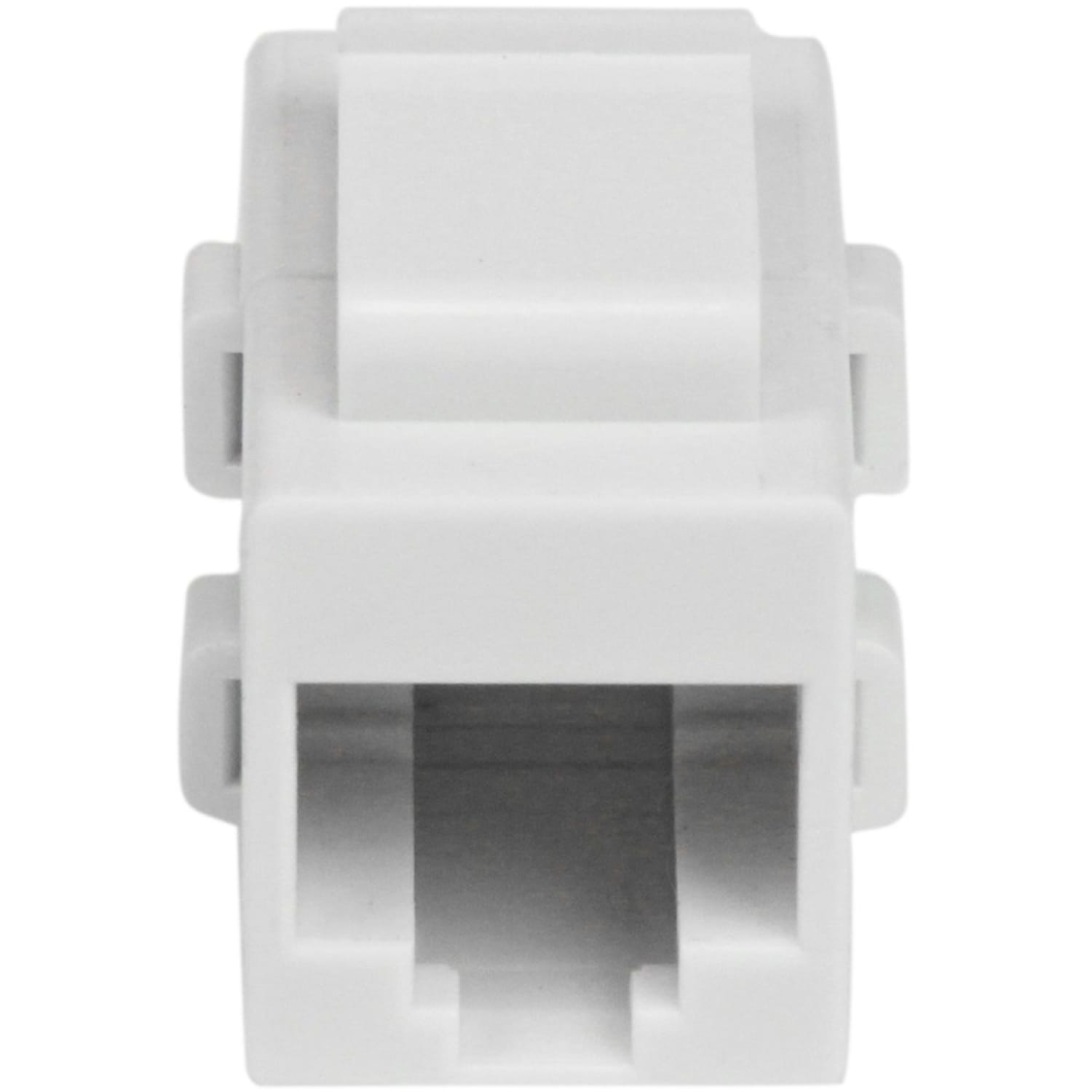 StarTech.com White Cat 6 RJ45 Keystone Jack Network Coupler - F/F - Join two Cat6 patch cables together to make a longer cable - RJ45 Coupler - RJ45 Keystone Jack - Cat6 Network Coupler - Keystone Coupler - Image 4