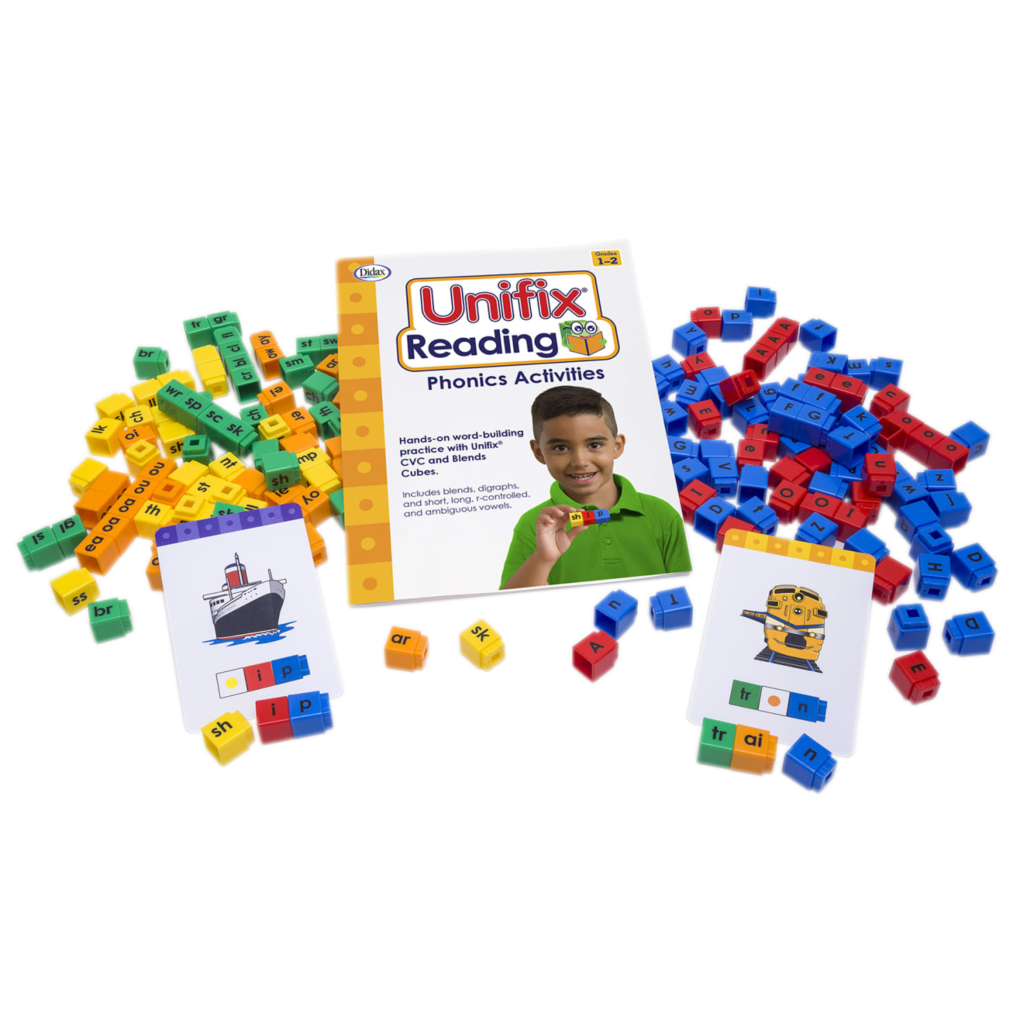 Didax Unifix Reading Phonics 272-Piece Kits, Multicolor, Pack Of 184 Kits, Grades 1 To 2 - Image 3