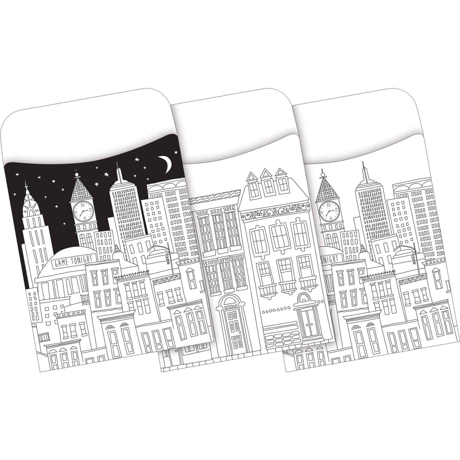 Barker Creek Peel & Stick Library Pockets, 3-1/2in x 5-1/8in, Black/White, Set Of 90 Pockets - Image 4
