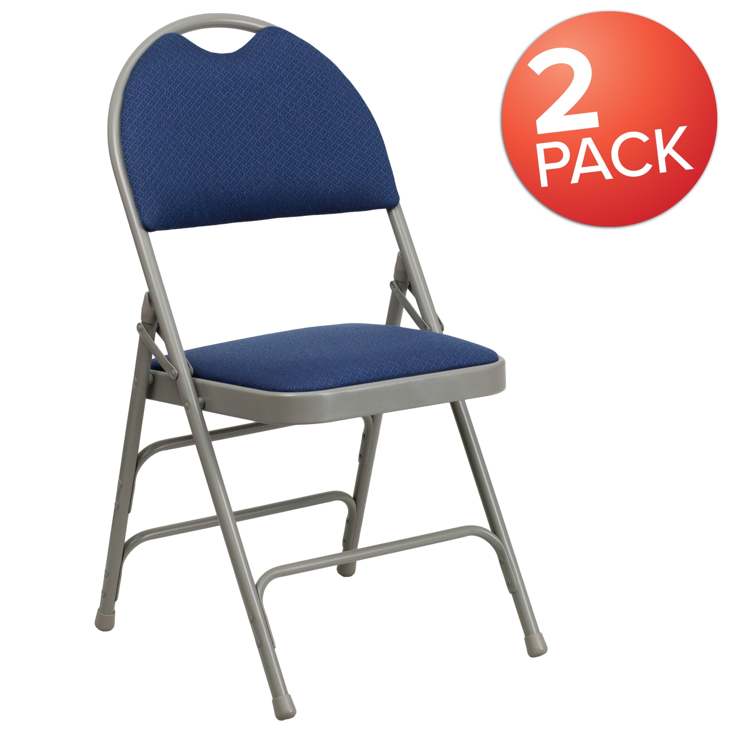 Flash Furniture HERCULES Series ExtraLarge UltraPremium TripleBraced MetalFabric Folding Chairs NavyGray Pack Of 2 Chairs 2HAMC705AF3NVY PopularChairscom Flash Furniture HERCULES Series Extra Large Ultra Premium Triple Braced MetalFabric Folding Chairs NavyGray Pack Of 2 Chairs 2HAMC705AF3NVY PopularChairscom
