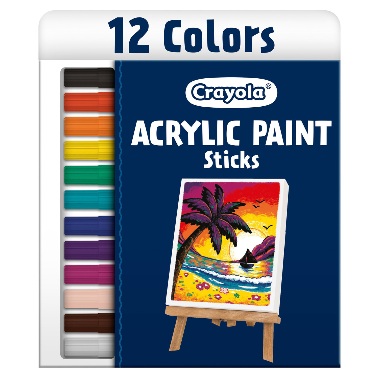 Crayola Acrylic Paint Doodle Sticks, 12 Per Pack, Set Of 2 Packs - Image 6
