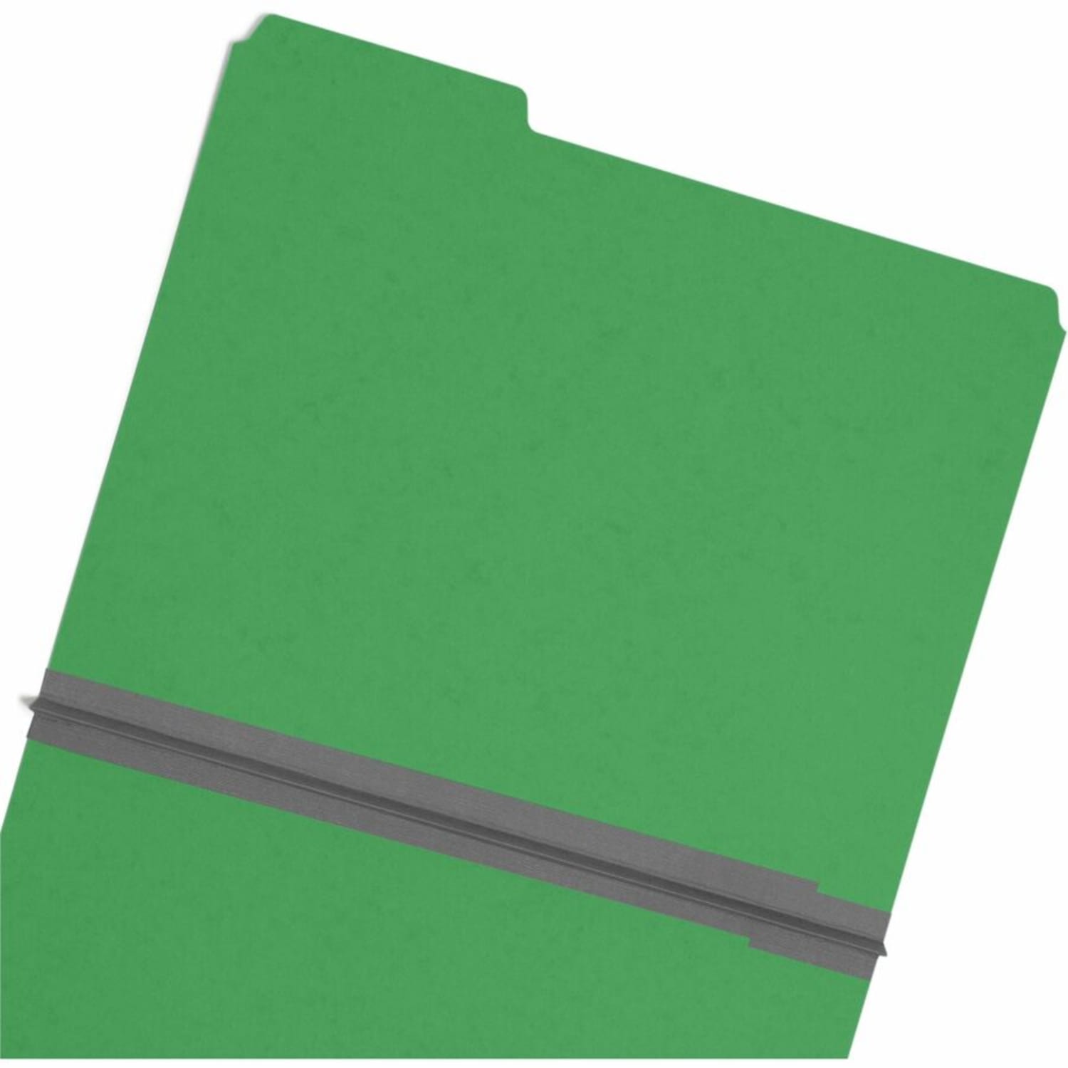 Smead 1/3-Cut Color Pressboard Tab Folders, Letter Size, 50% Recycled, Green, Box Of 25 - Image 4