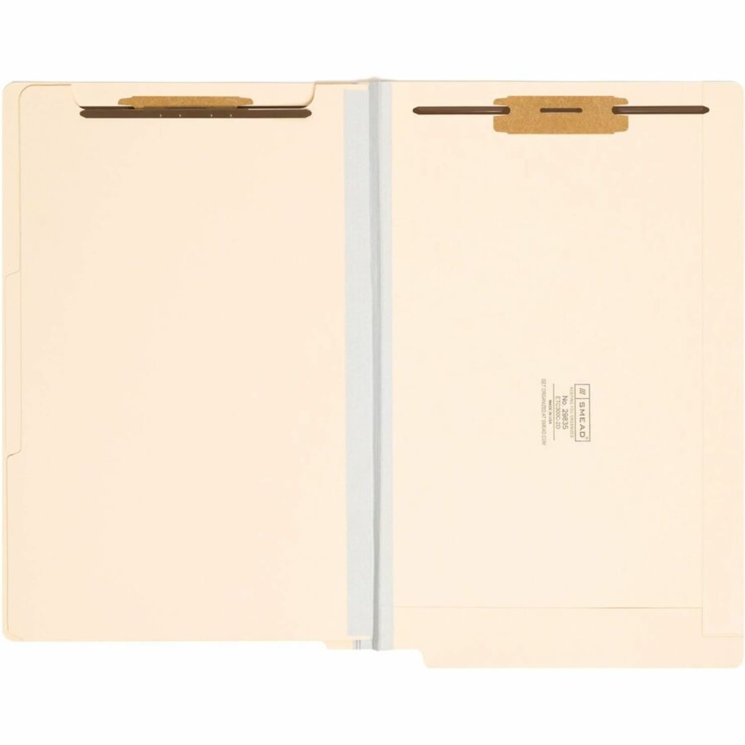 Smead Manila Classification Folders, 2 Dividers, 2 Partitions, Legal Size, Box Of 10 - Image 4