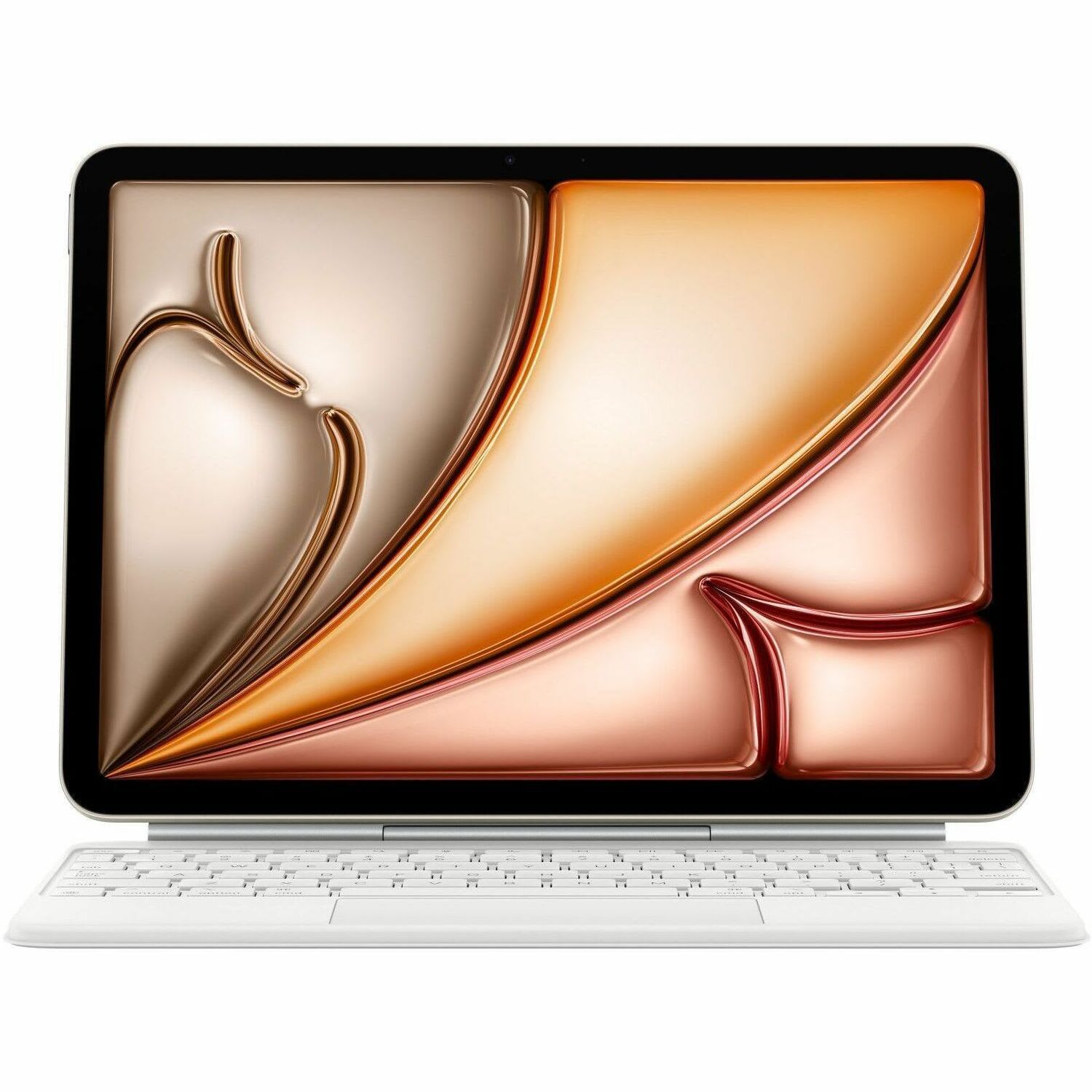 Apple Magic Keyboard/Cover Case for 11in Apple iPad Air - English (US) Keyboard - White - Cantilever - 1 / Pack - MDFV4LL/A