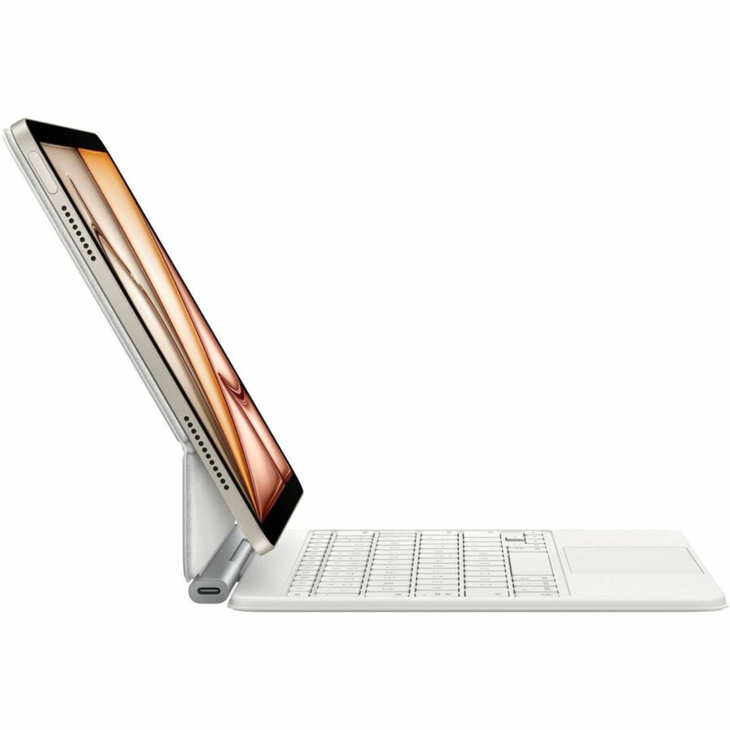 Apple Magic Keyboard/Cover Case for 11in Apple iPad Air - English (US) Keyboard - White - Cantilever - 1 / Pack - MDFV4LL/A - Image 6