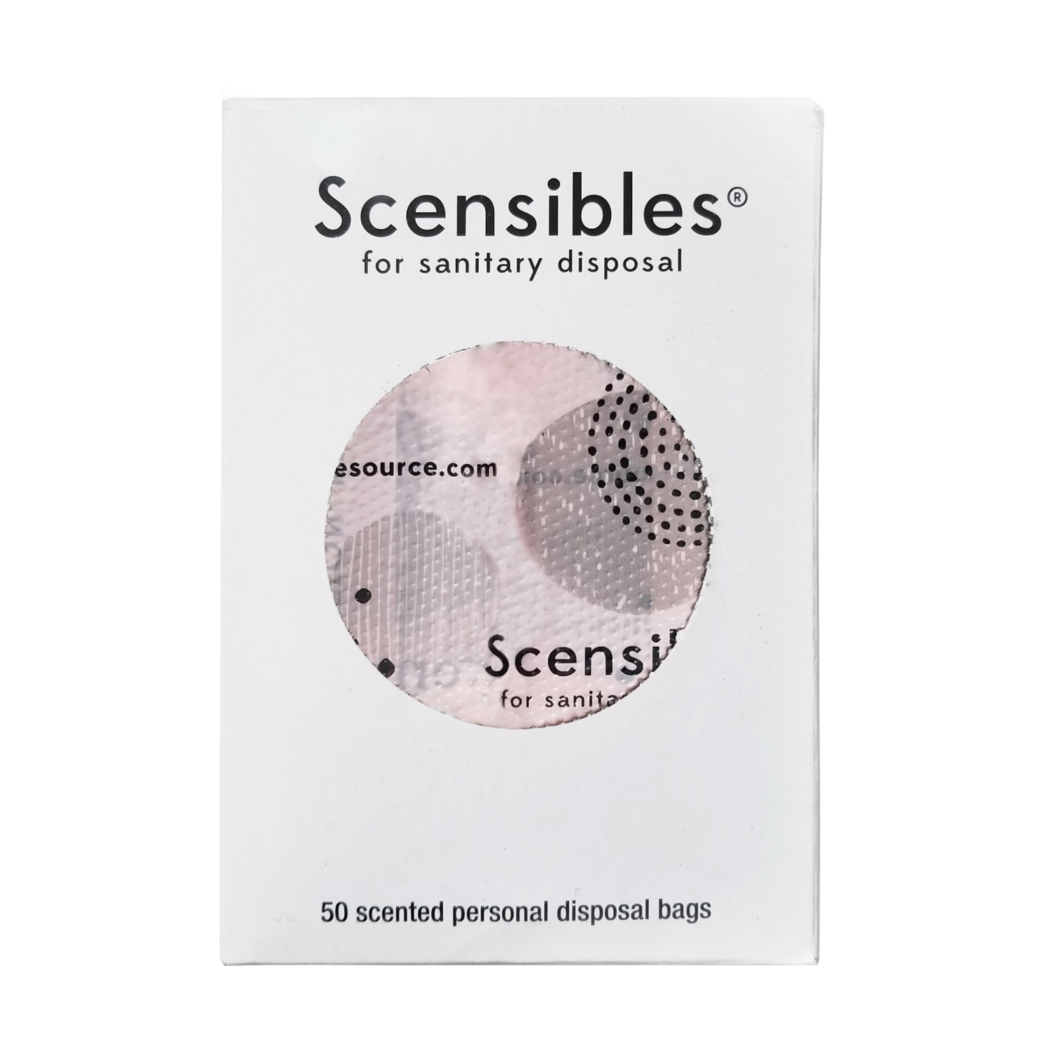 Hospeco Scensibles Receptacle Liner Personal Disposal Bags, 5-5/8in x 7-1/2in, 50 Bags Per Box, Case Of 24 Boxes - Image 3