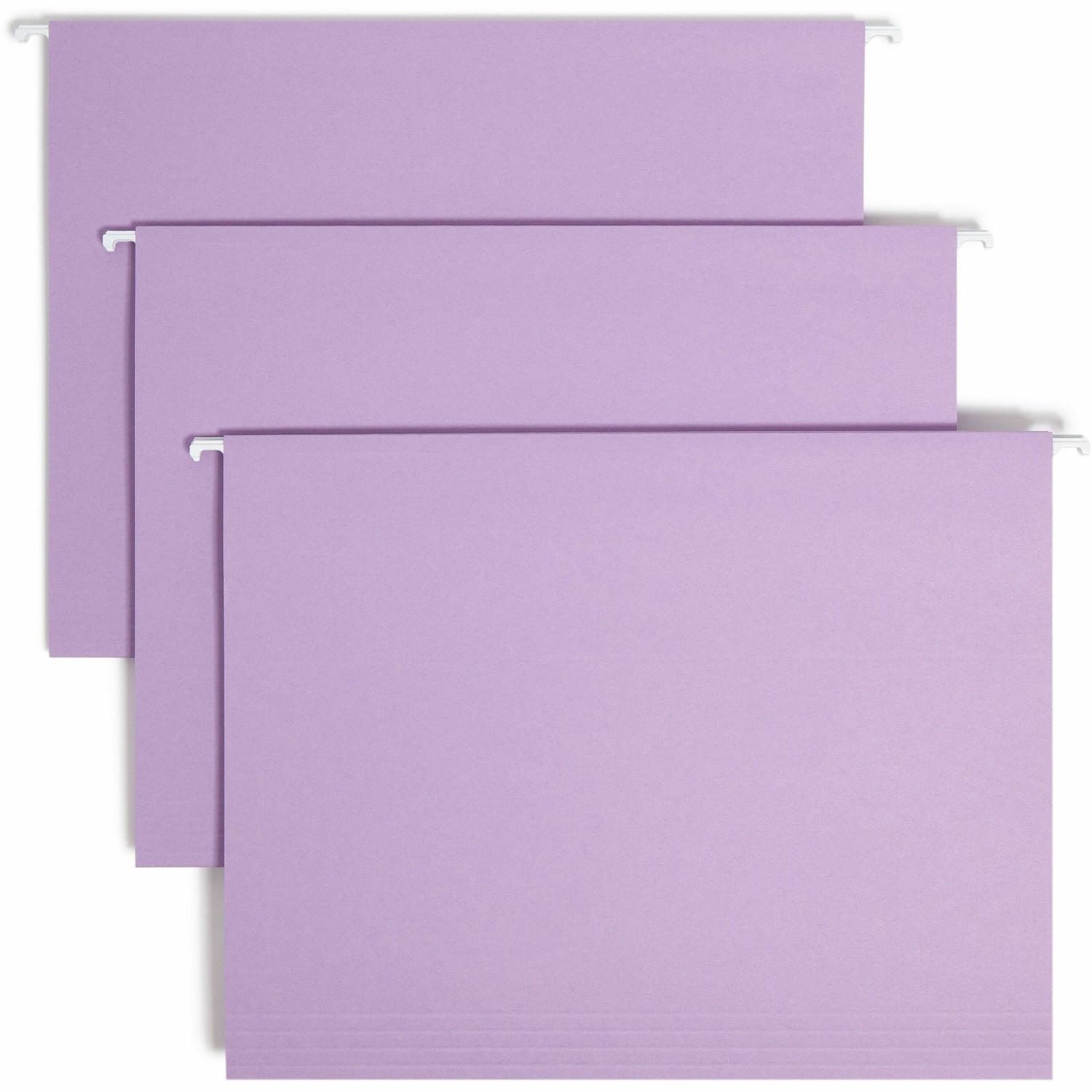 Smead 1/5-Cut Color Hanging Folders, Letter Size, Lavender, Box Of 25 - Image 3