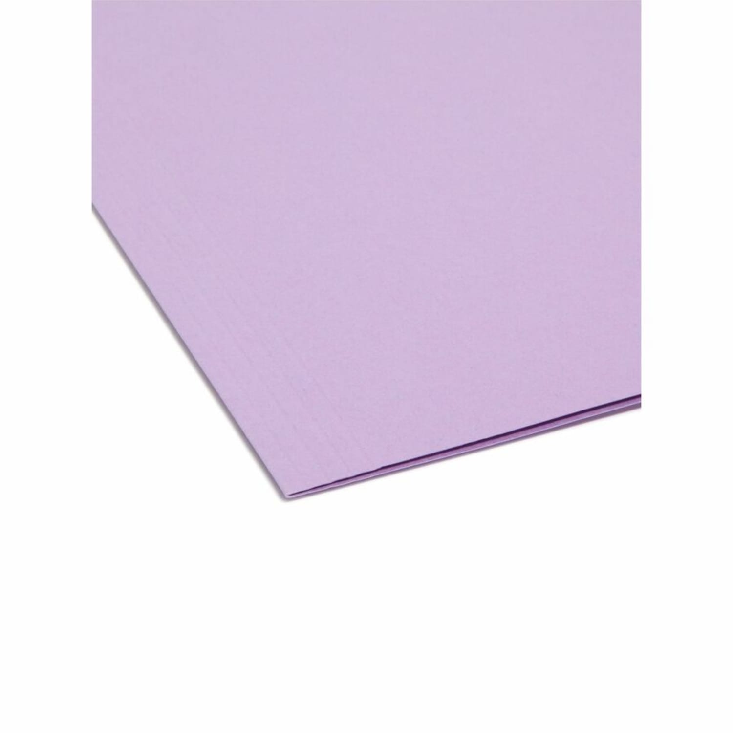 Smead 1/5-Cut Color Hanging Folders, Letter Size, Lavender, Box Of 25 - Image 6