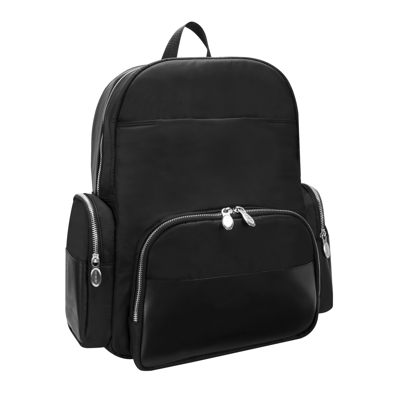 McKlein N-Series Cumberland Nano Tech Backpack With 17in Laptop Pocket, Black