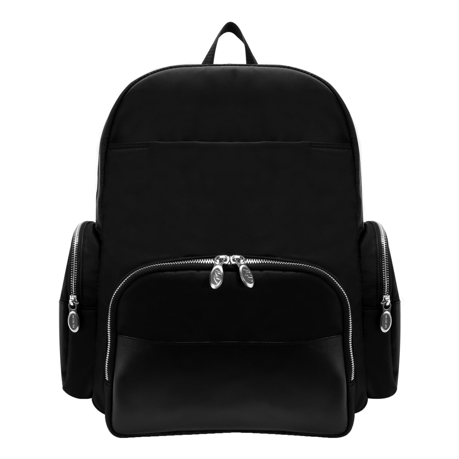 McKlein N-Series Cumberland Nano Tech Backpack With 17in Laptop Pocket, Black - Image 3