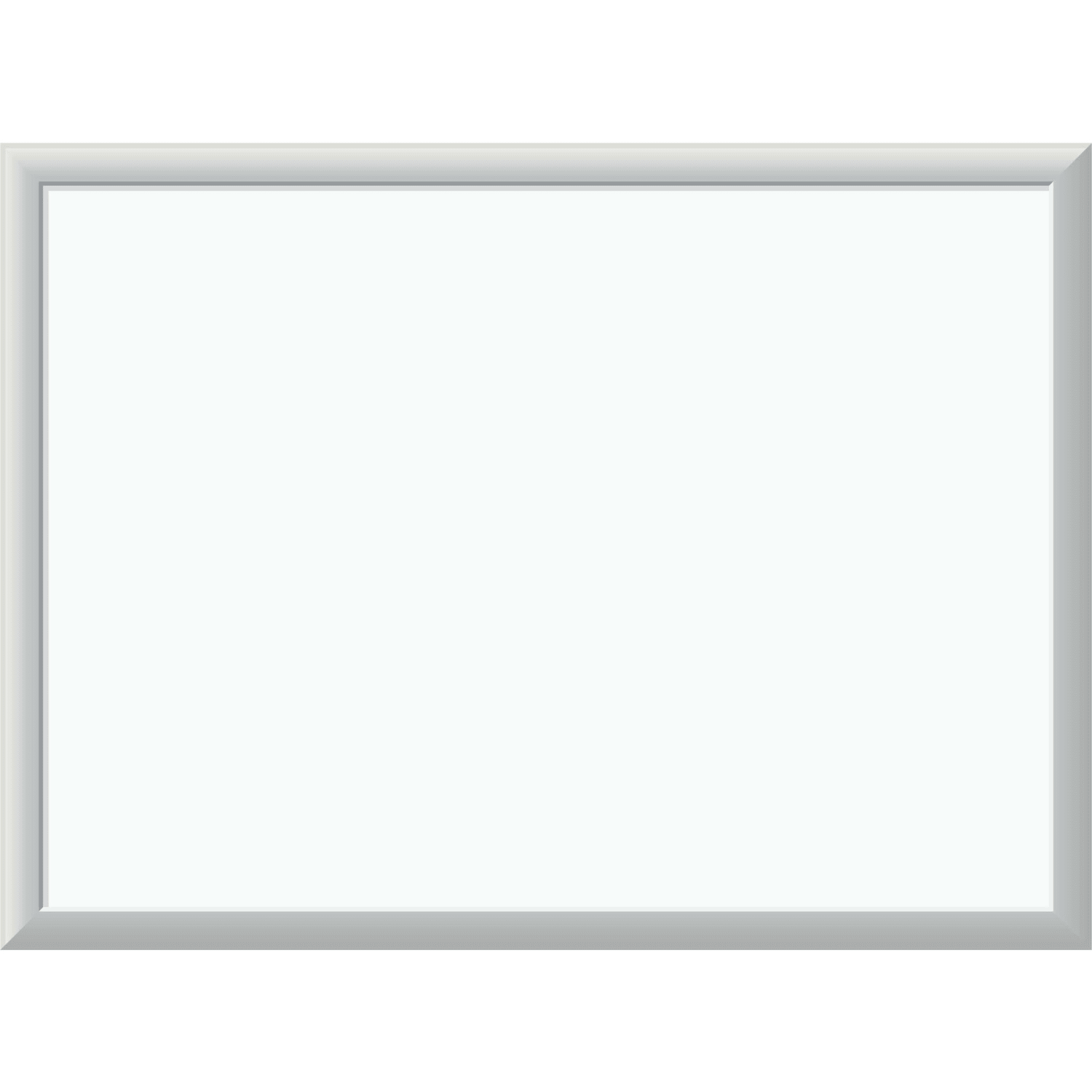 U Brands Melamine Non-Magnetic Dry-Erase Board, 24in X 18in, Silver Aluminum Frame, Actual Size 23in X 17in (030U00-01) - Image 6
