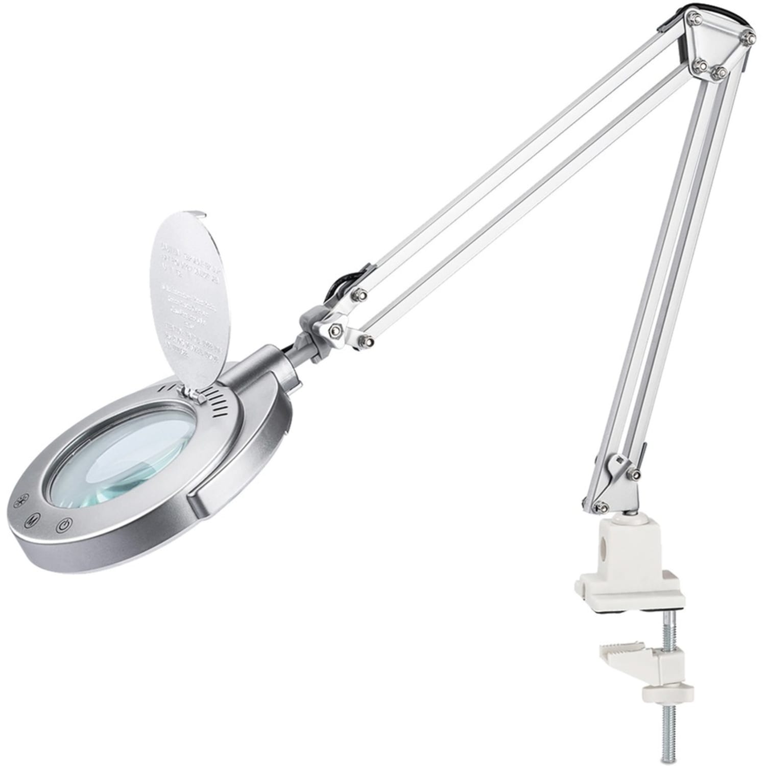 Victory Light Magnifier Task Lamp, 48inH, Silver - Image 5