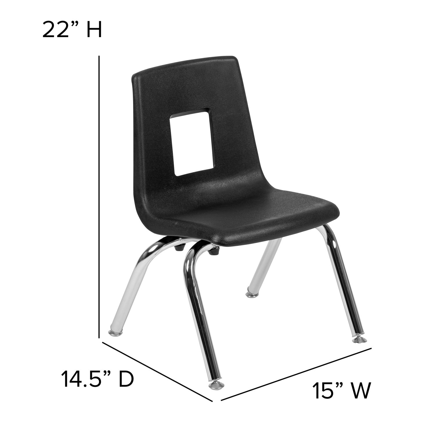 Flash Furniture Advantage Student Stacking School Chair BlackSilver ADVSSC12BLK PopularChairscom Flash Furniture Advantage Student Stacking School Chair BlackSilver ADVSSC12BLK PopularChairscom