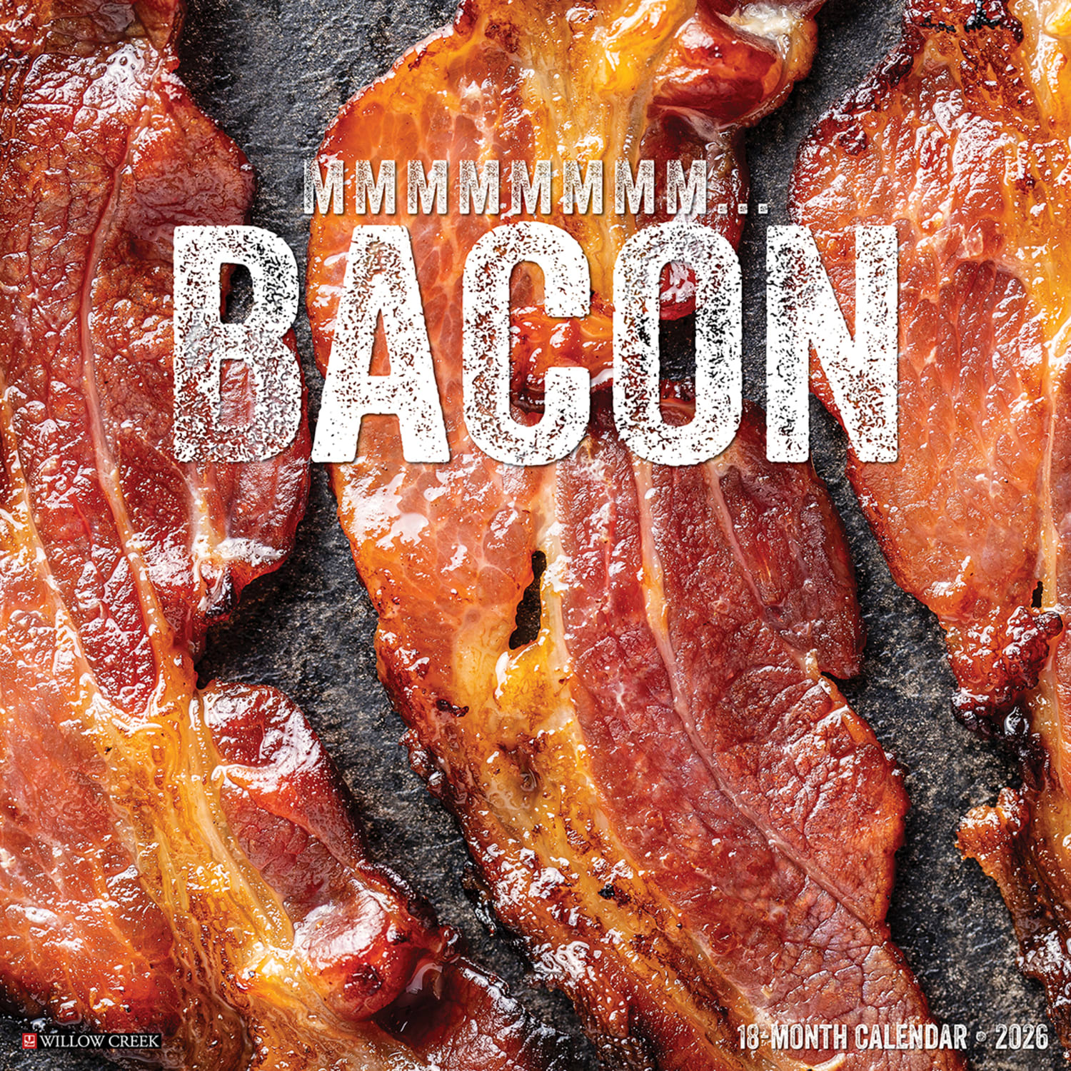 2026 Willow Creek Press Humor & Comics Monthly Wall Calendar, 12in x 12in, MMMMMMMM  Bacon, January To December, 51955 - Image 3