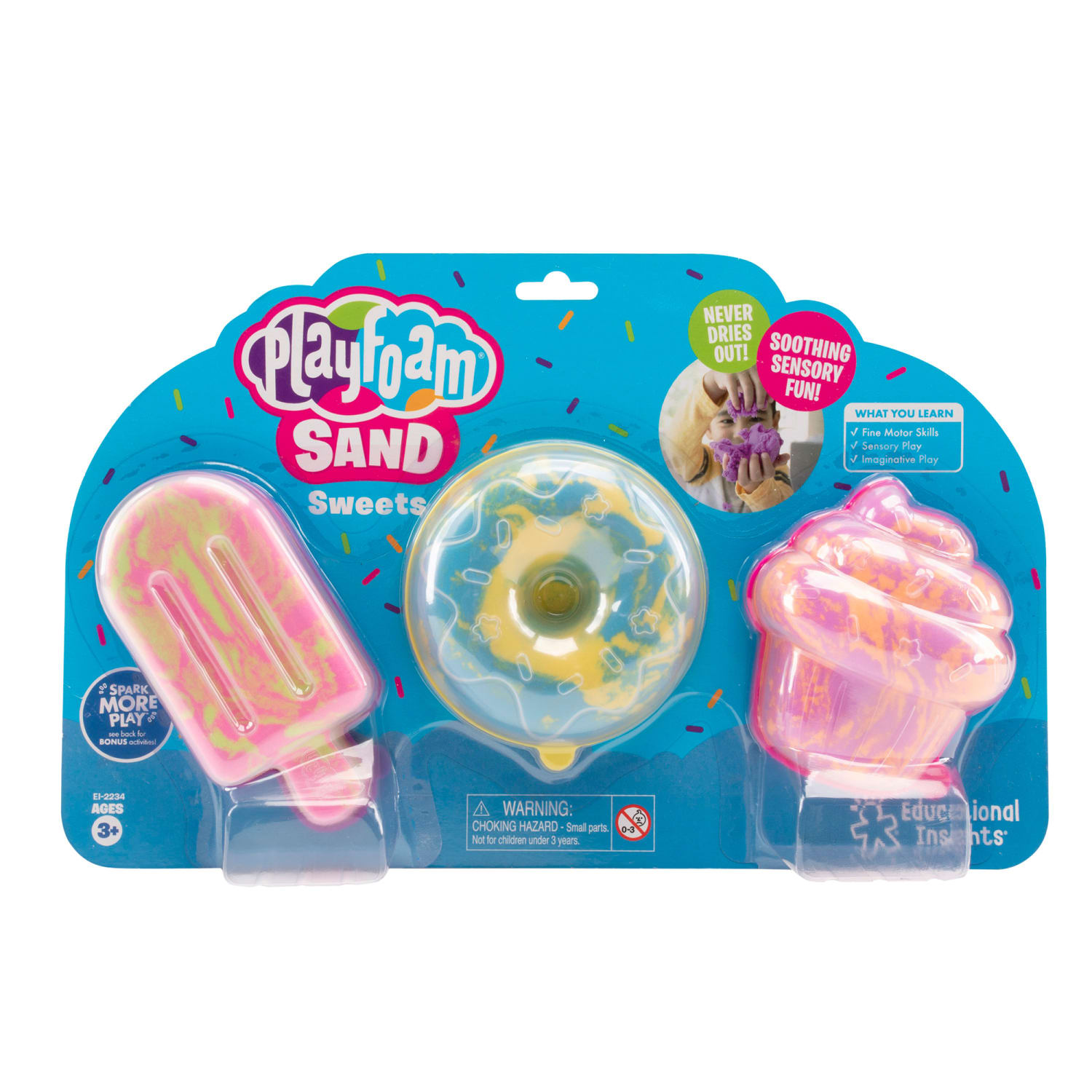 Educational Insights Playfoam Sand Sweets, Multicolor