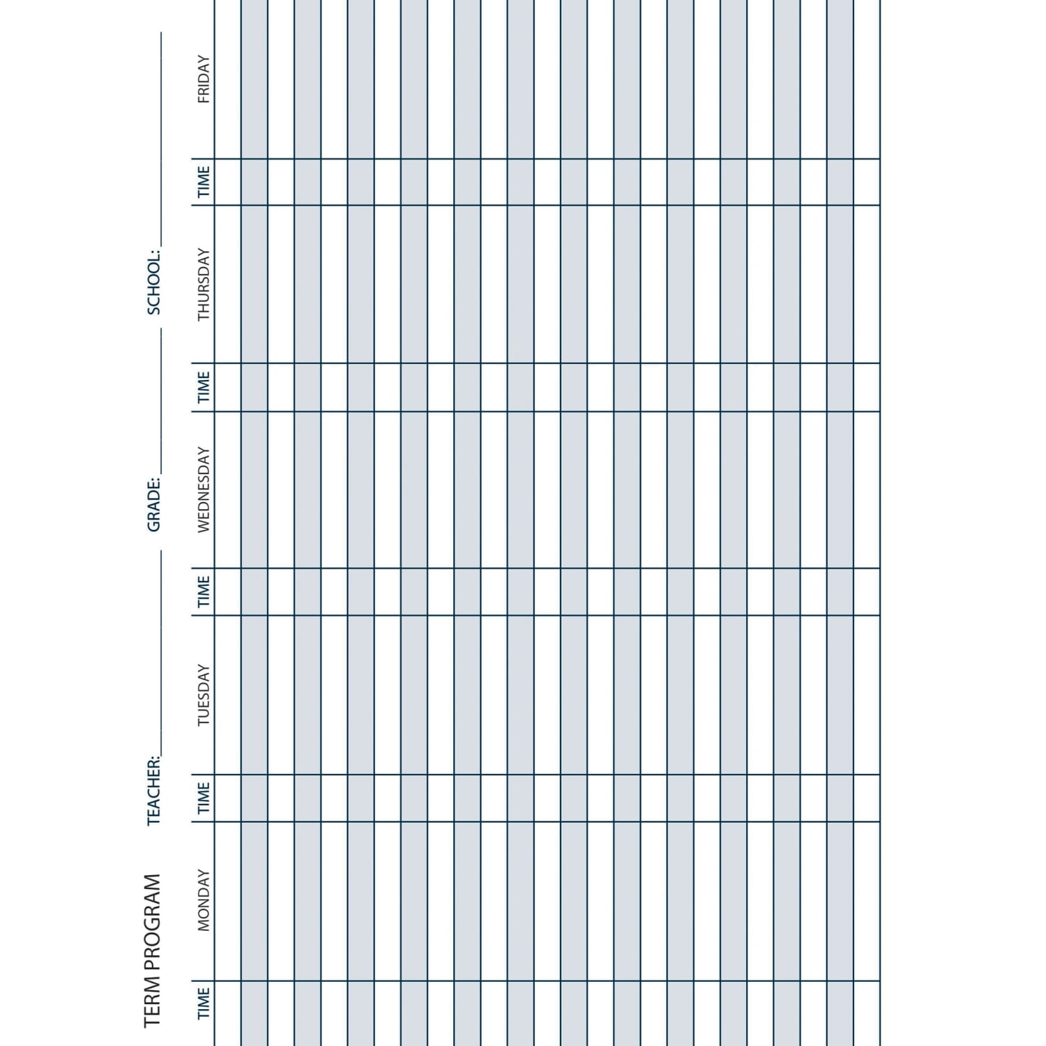 House of Doolittle 40-Week Teachers Planners, Blue, 8-1/2in x 11in, Pack Of 2 Planners - Image 6
