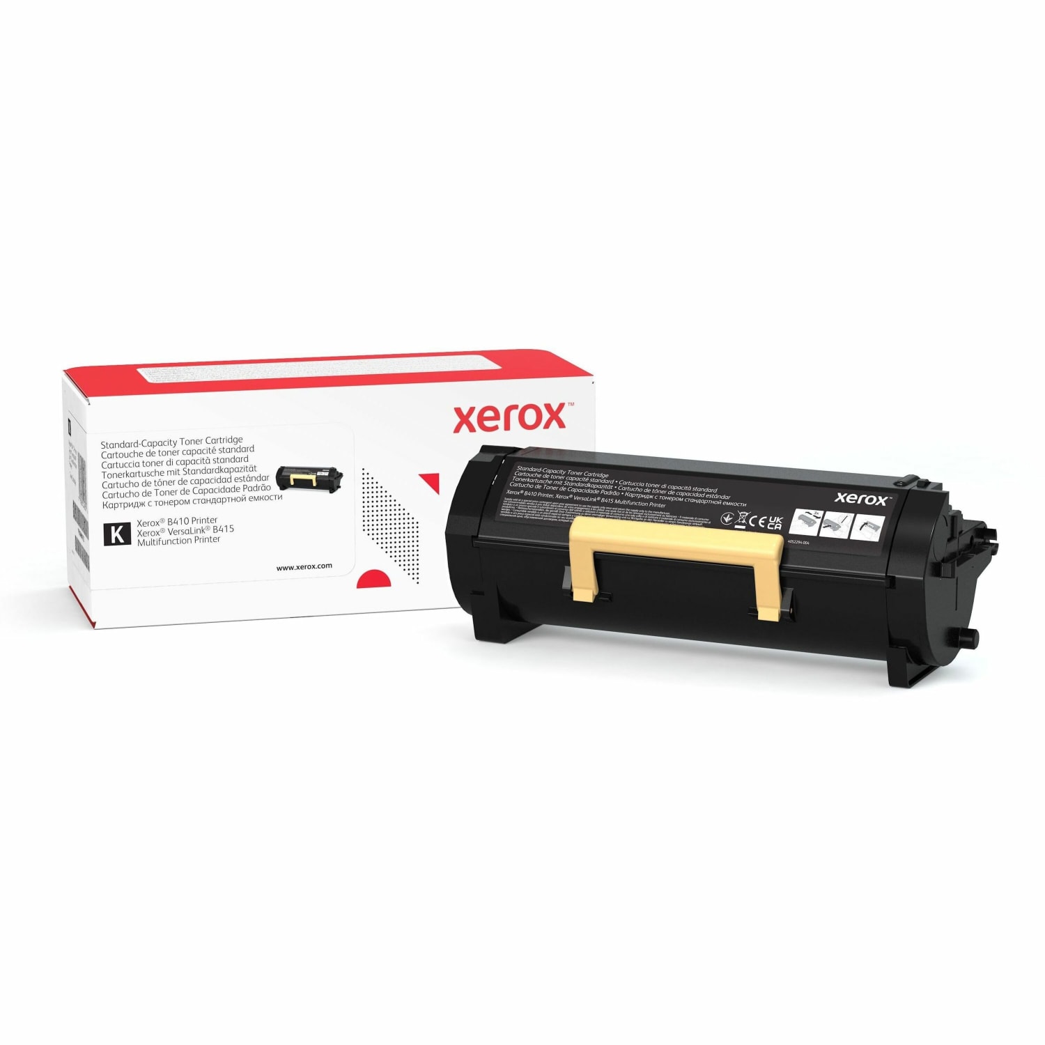 Xerox Genuine Xerox B410 Printer, VersaLink B415 Multifunction Printer Black Standard capacity Toner Cartridge (6000 Pages) - 006R04725 - 6000 Pages