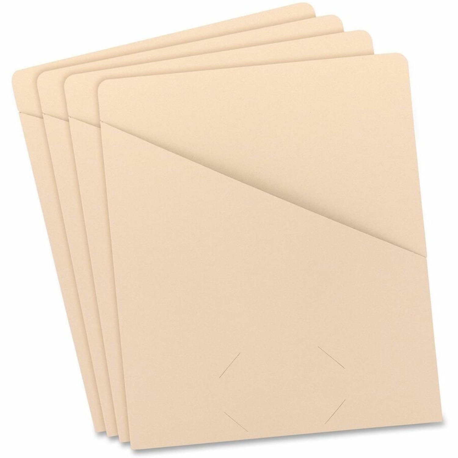 Smead Slash Jackets, Letter Size, 8 1/2in x 11in, Manila, Pack Of 25 Jackets - Image 5
