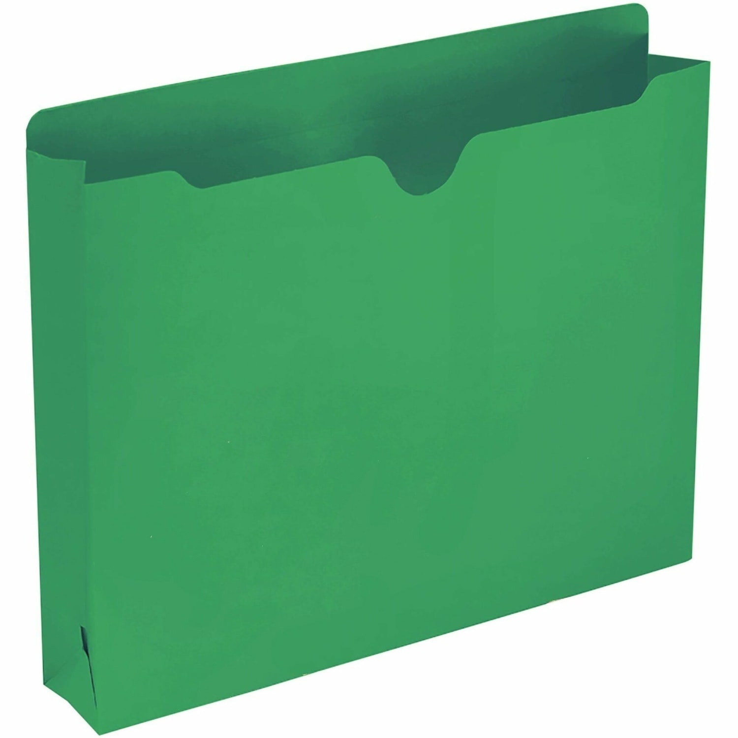 Smead Expanding Reinforced Top-Tab File Jackets, 2in Expansion, Letter Size, Green, Box Of 50 - Image 3