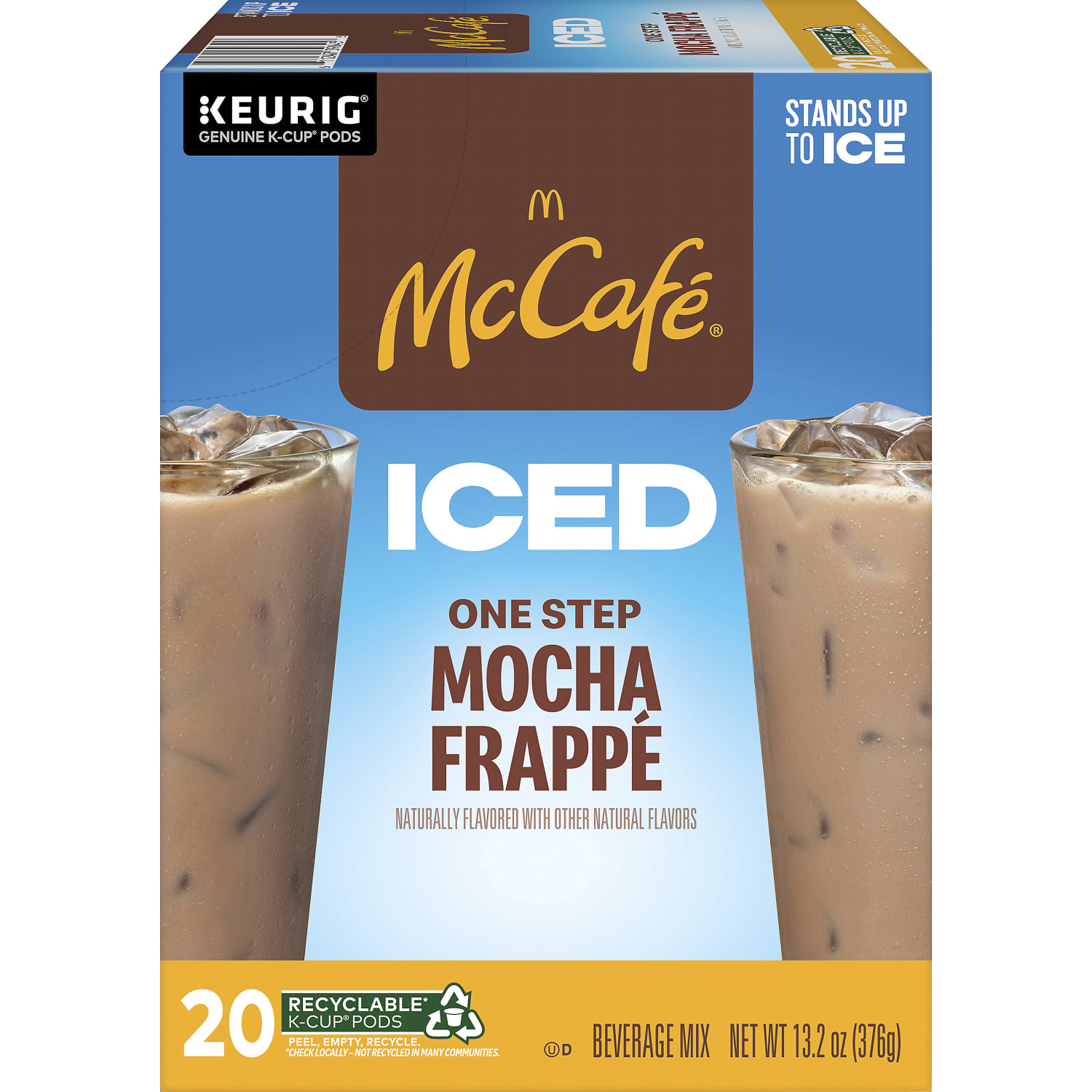 McCafe K-Cup Iced One-Step Mocha Frappe Medium Roast K-Cup Pods, Box Of 20 Pods - Image 4