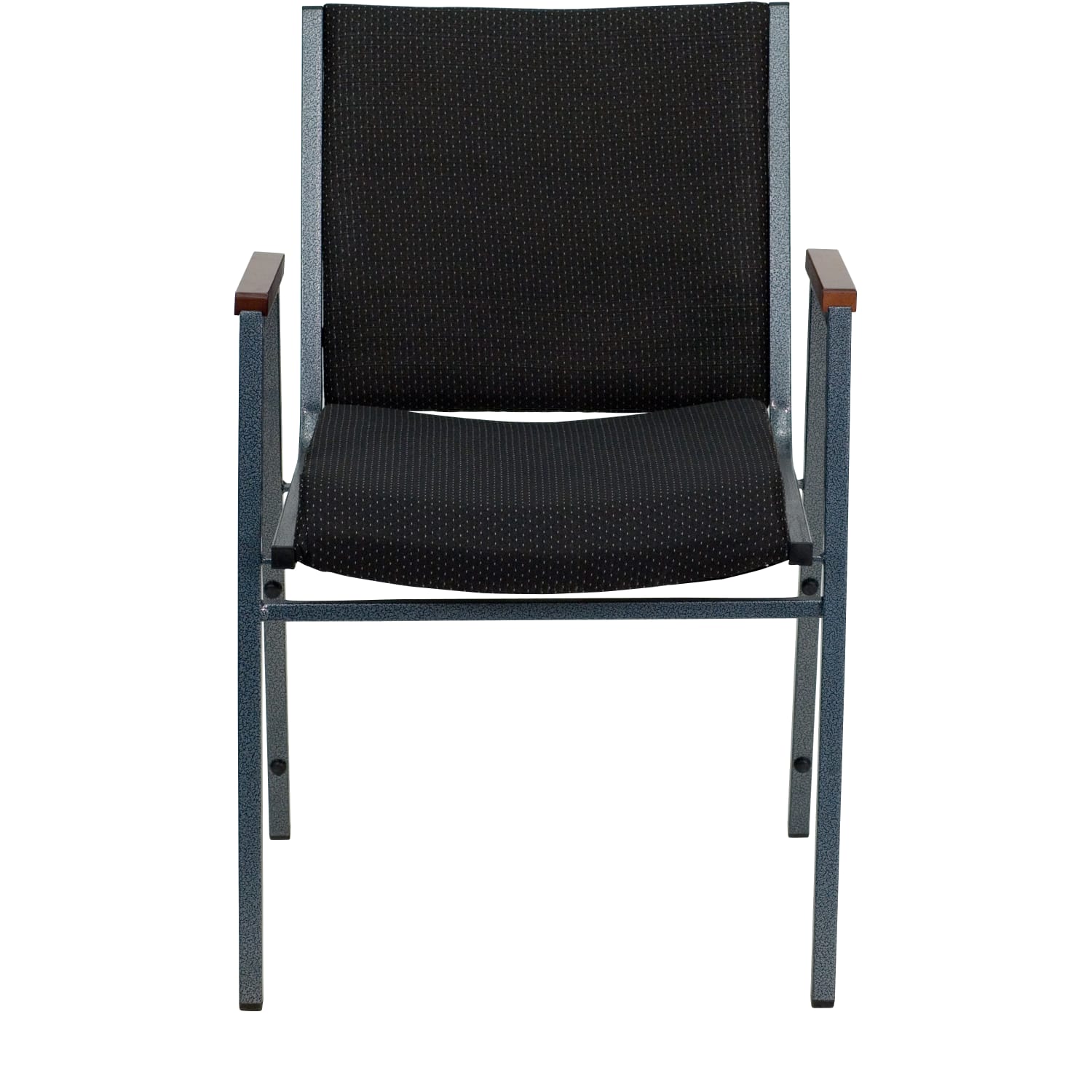 Flash Furniture HERCULES Series Stack Accent Chair With Arms Black Patterned FabricSilvervein Frame PopularChairscom