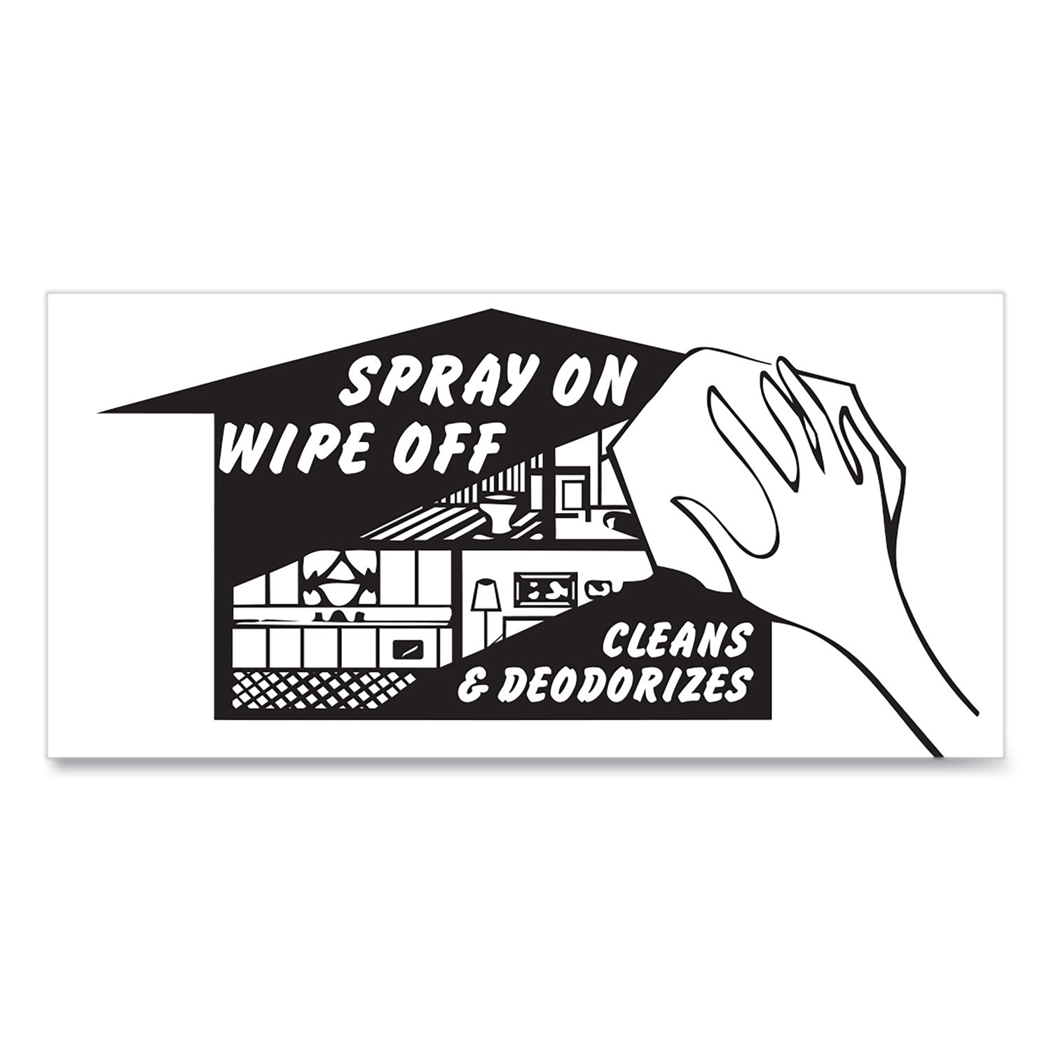 Sprayway Crazy Clean All Purpose Cleaner, Floral Scent, 19 oz Aerosol Spray, Dozen - Image 5