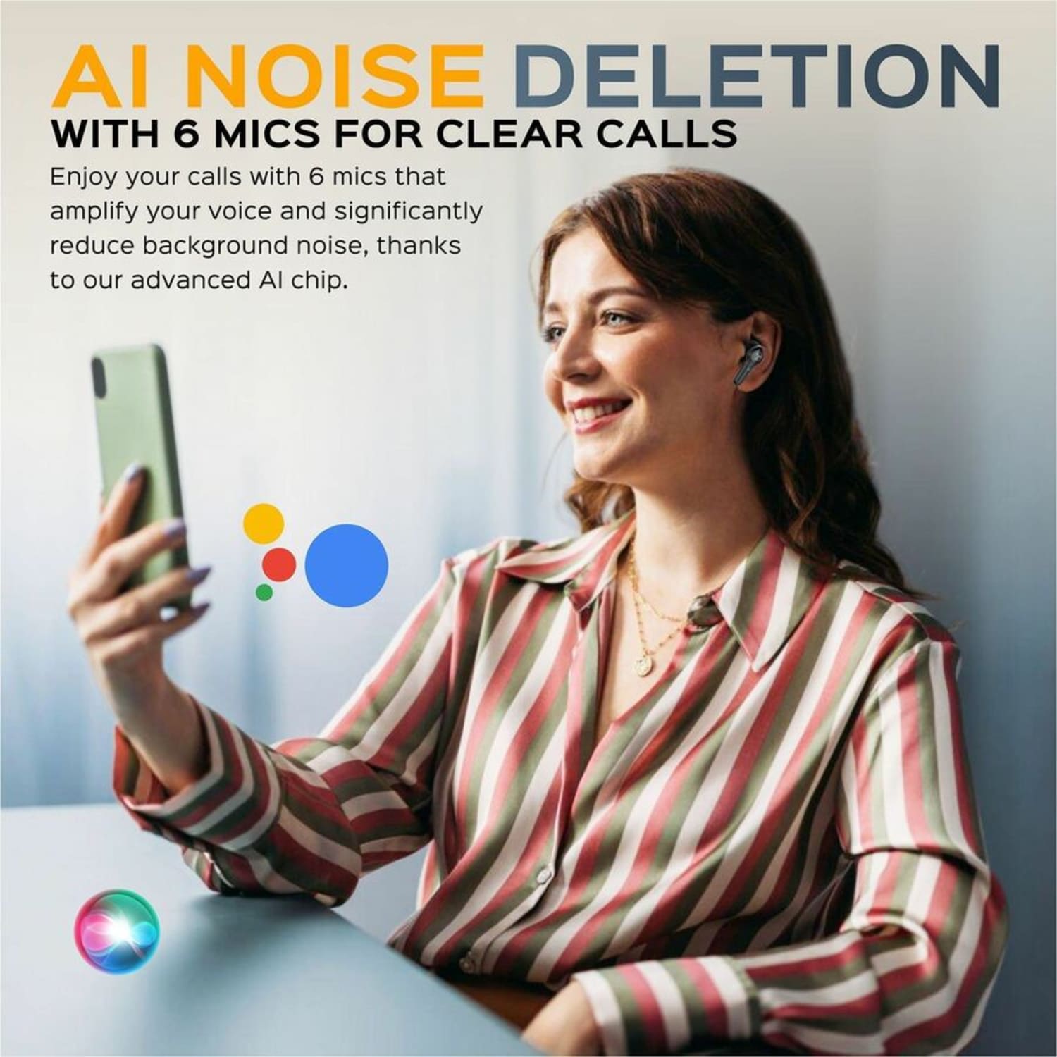 Treblab X9 Pro - Hybrid Active Noise Cancelling Earbuds - Siri, Google Assistant - Stereo - True Wireless - X9PRO - Image 6