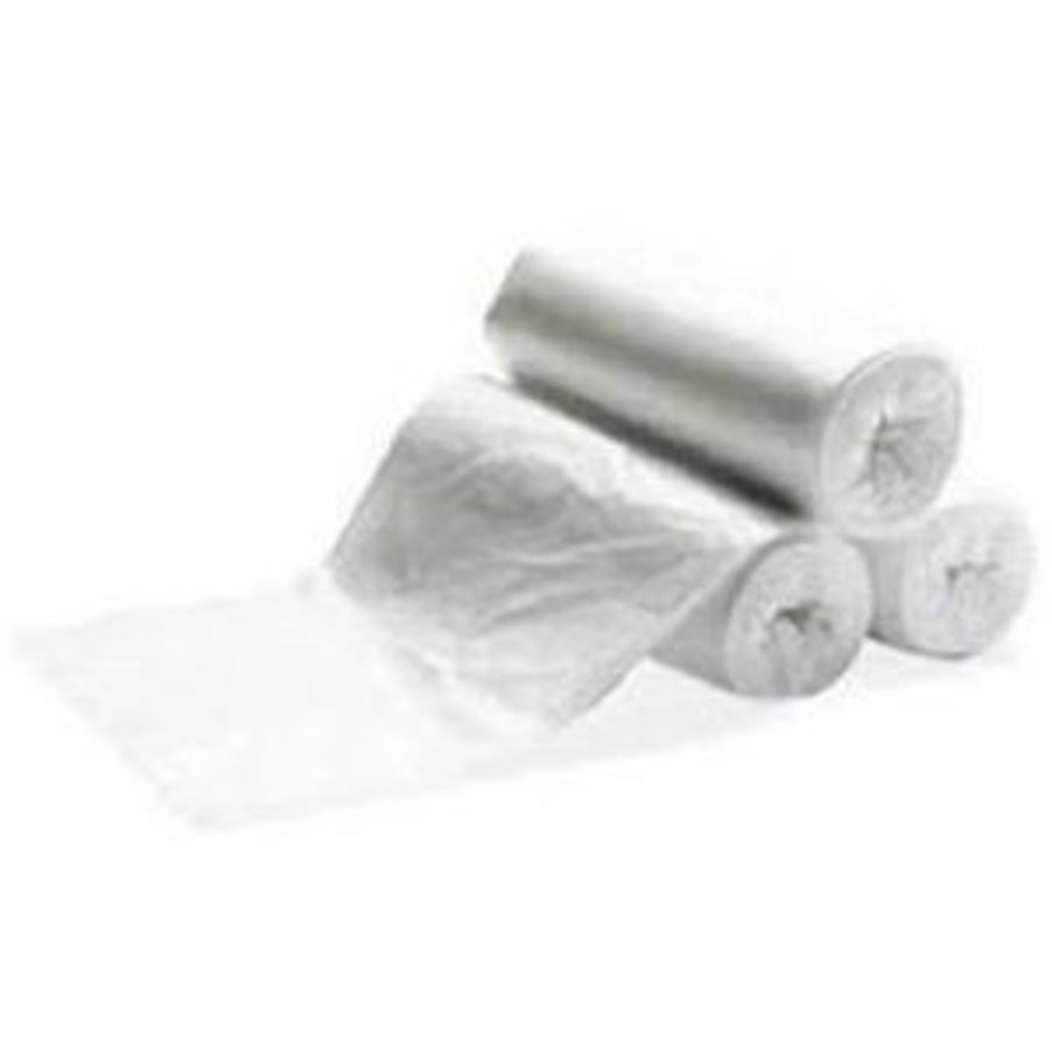 MultiPlast Systems High-Density Can Liners, 31-Gallon, 40in x 33in, 0.63 mil, Clear, 25 Bags Per Pack, Case Of 10 Packs - Image 3