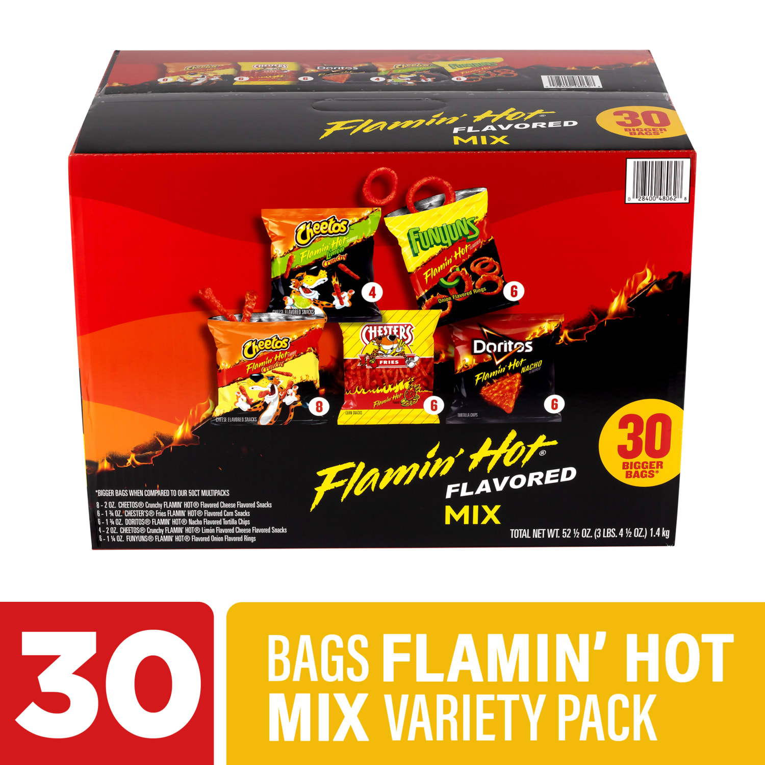 Frito-Lay Flamin Hot Mix, Box Of 30 - Image 3