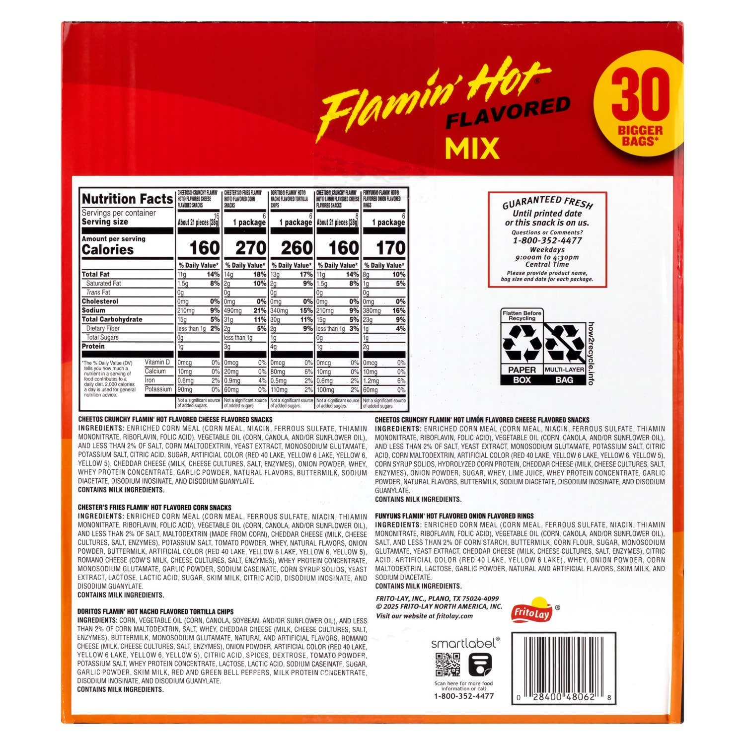 Frito-Lay Flamin Hot Mix, Box Of 30 - Image 6