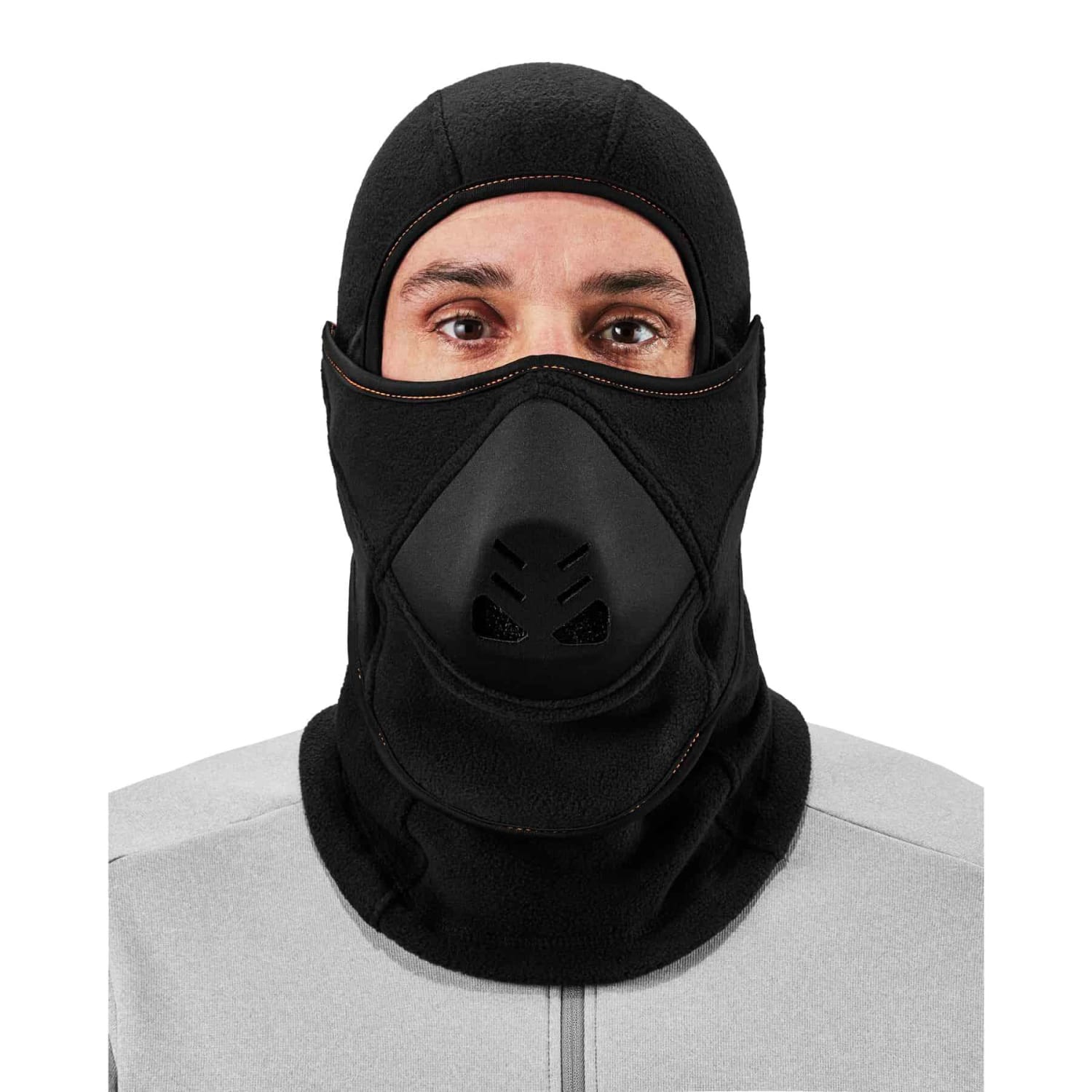 Ergodyne N-Ferno 6970 Extreme Balaclava Face Mask With Hot Rox, One Size, Black - Image 3