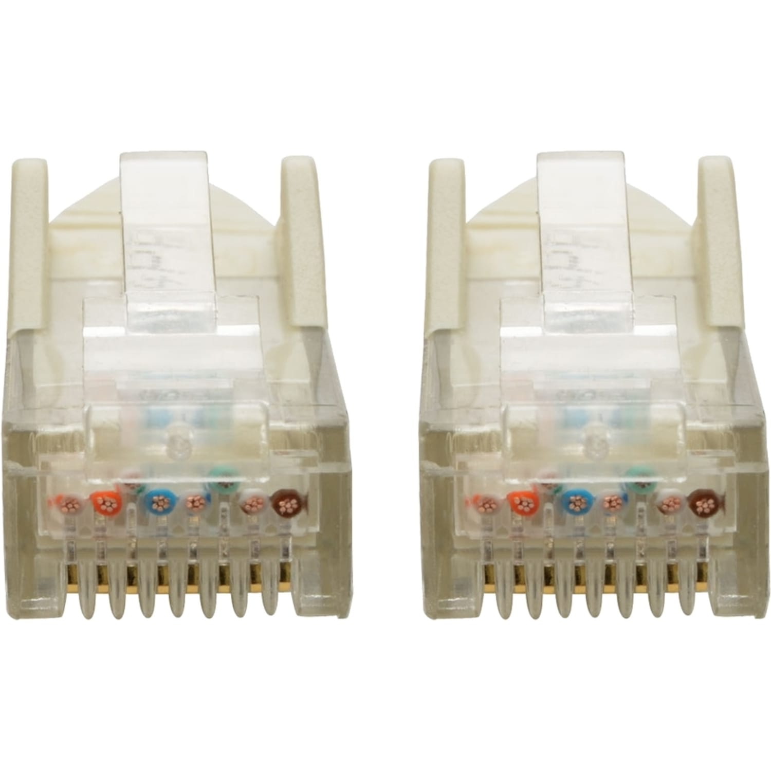 Tripp Lite Cat6 Gigabit Snagless Molded Ethernet Cable, 6in, White - Image 4